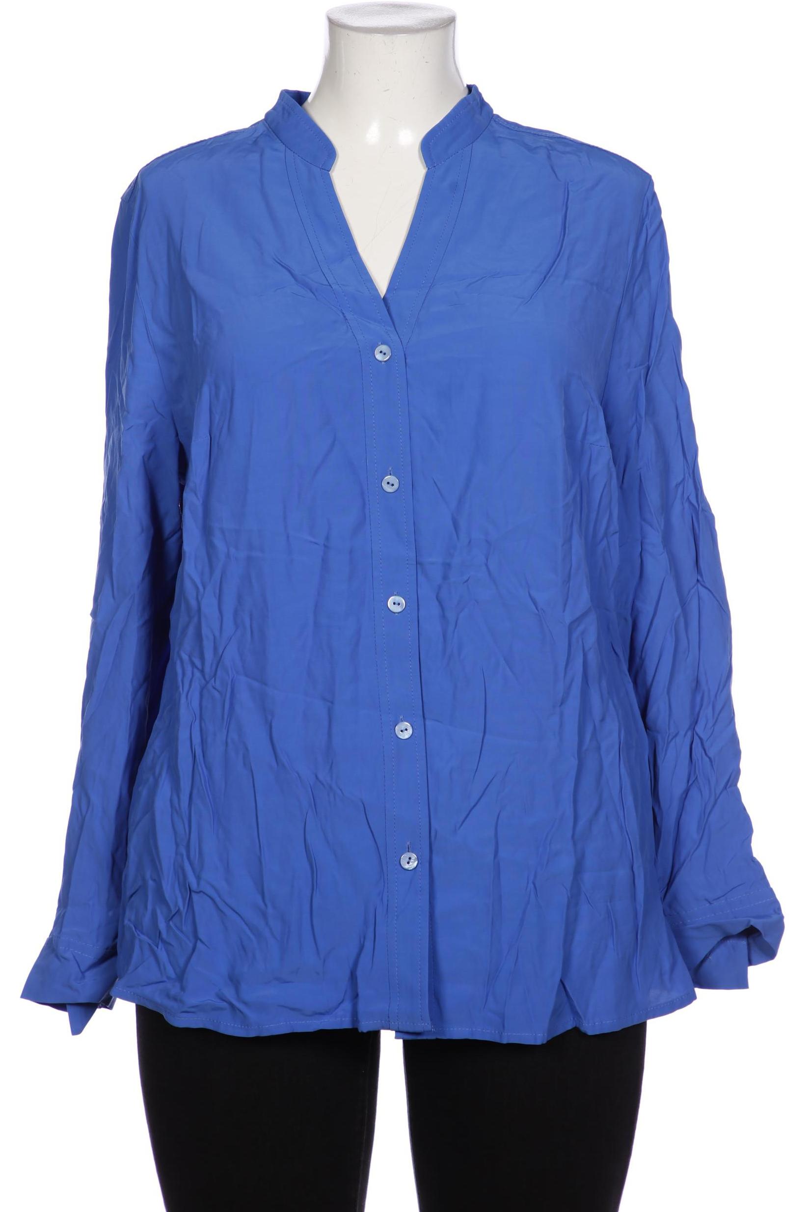 

Selection by Ulla Popken Damen Bluse, blau, Gr. 42