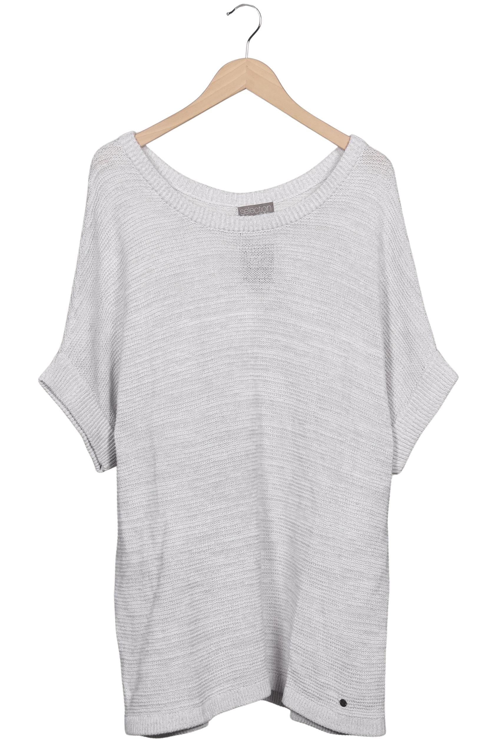 

Selection by Ulla Popken Damen Pullover, grau, Gr. 46