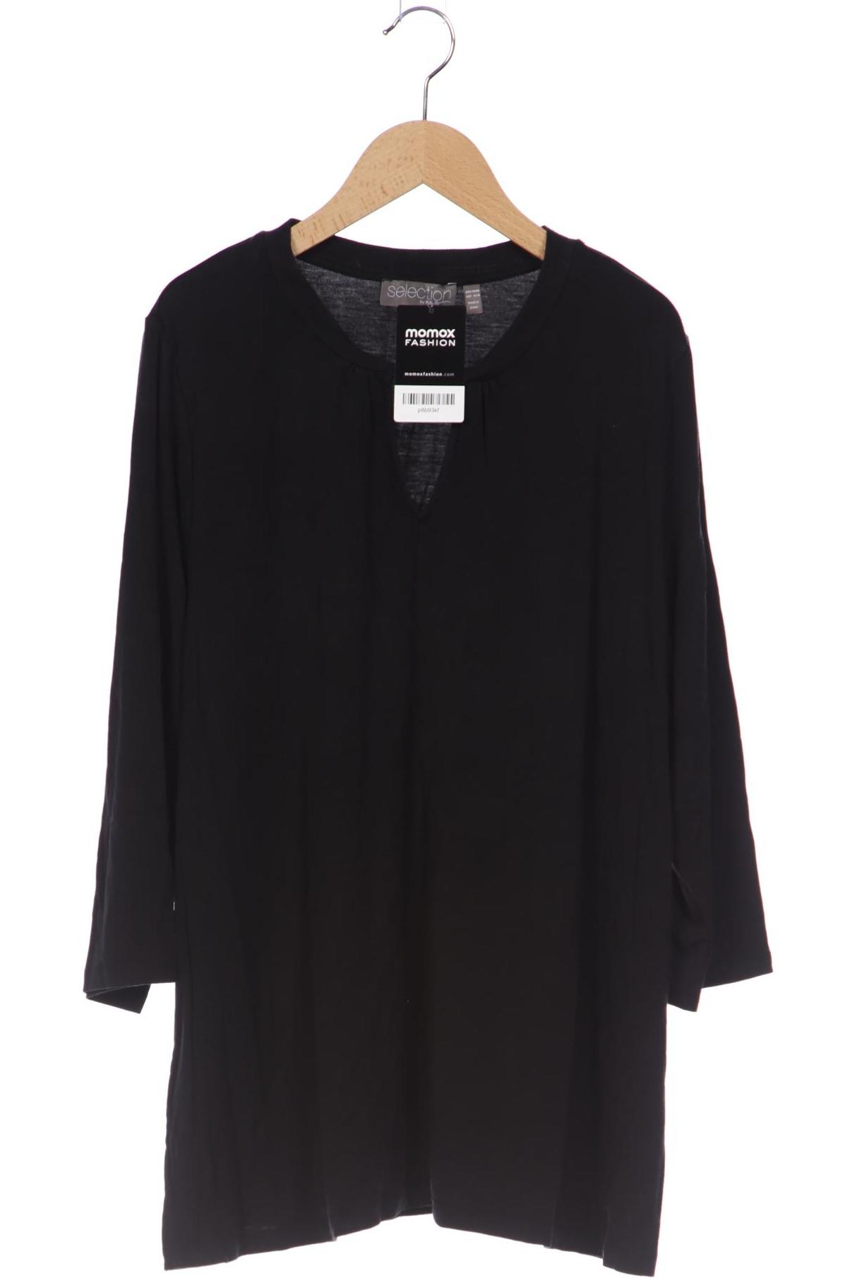 

Selection by Ulla Popken Damen Langarmshirt, schwarz, Gr. 46