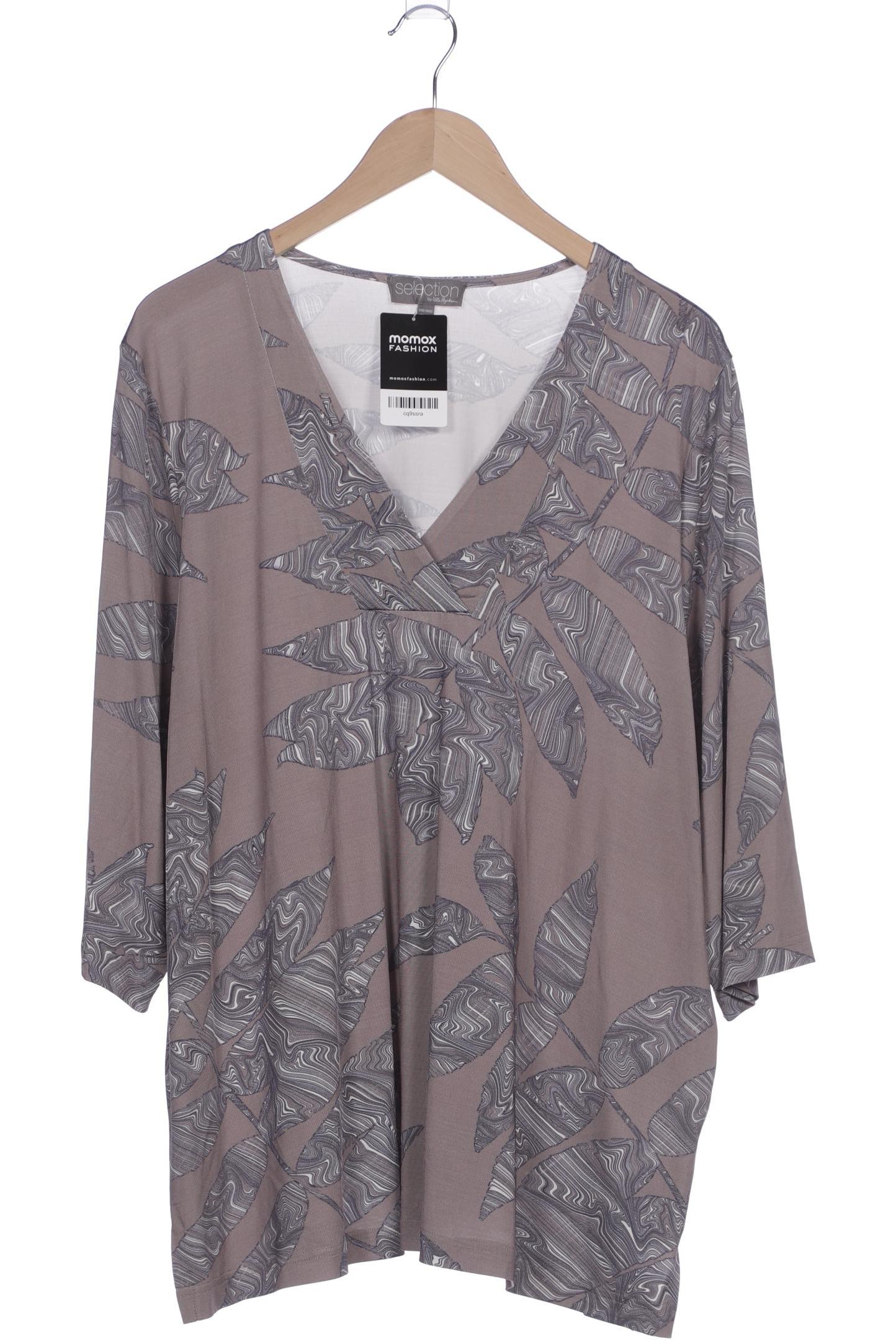 

Selection by Ulla Popken Damen Langarmshirt, grau, Gr. 50