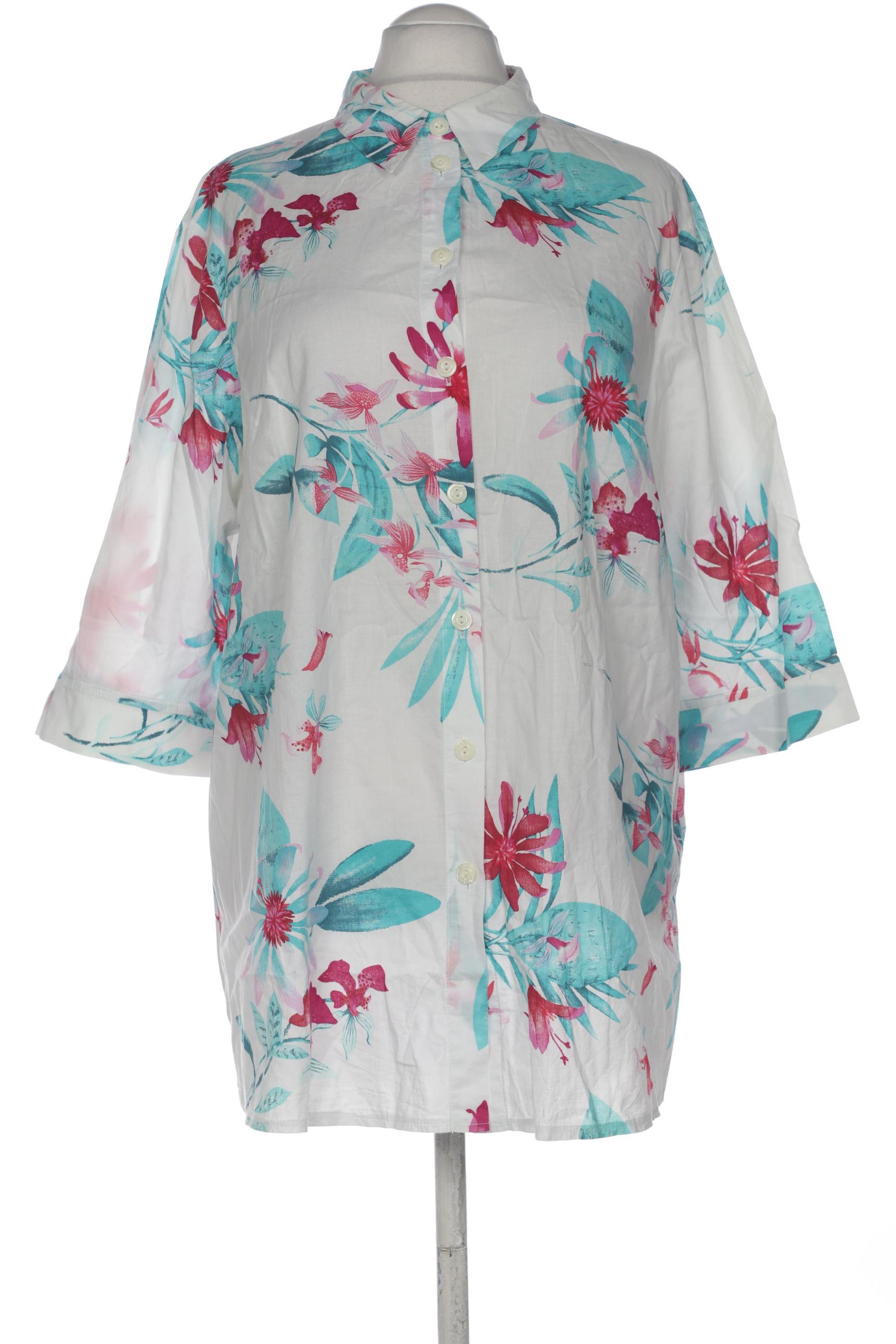 

Selection by Ulla Popken Damen Bluse, weiß, Gr. 52