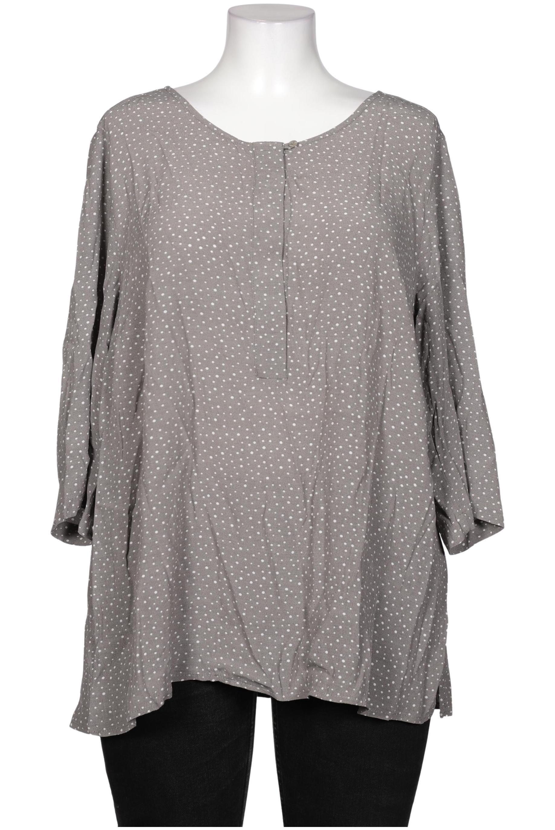 

Selection by Ulla Popken Damen Bluse, grau, Gr. 46