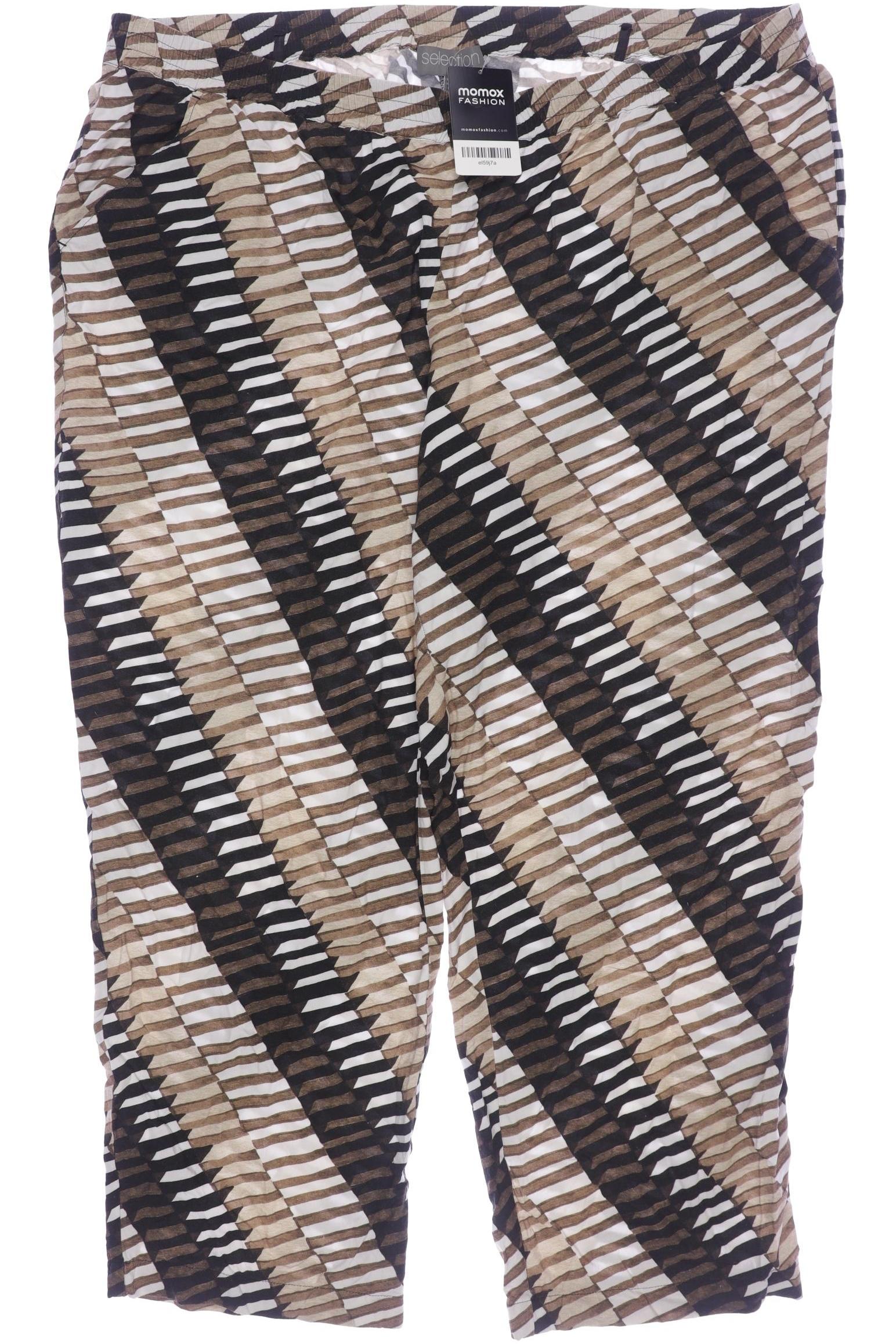 

Selection by Ulla Popken Damen Stoffhose, mehrfarbig, Gr. 52