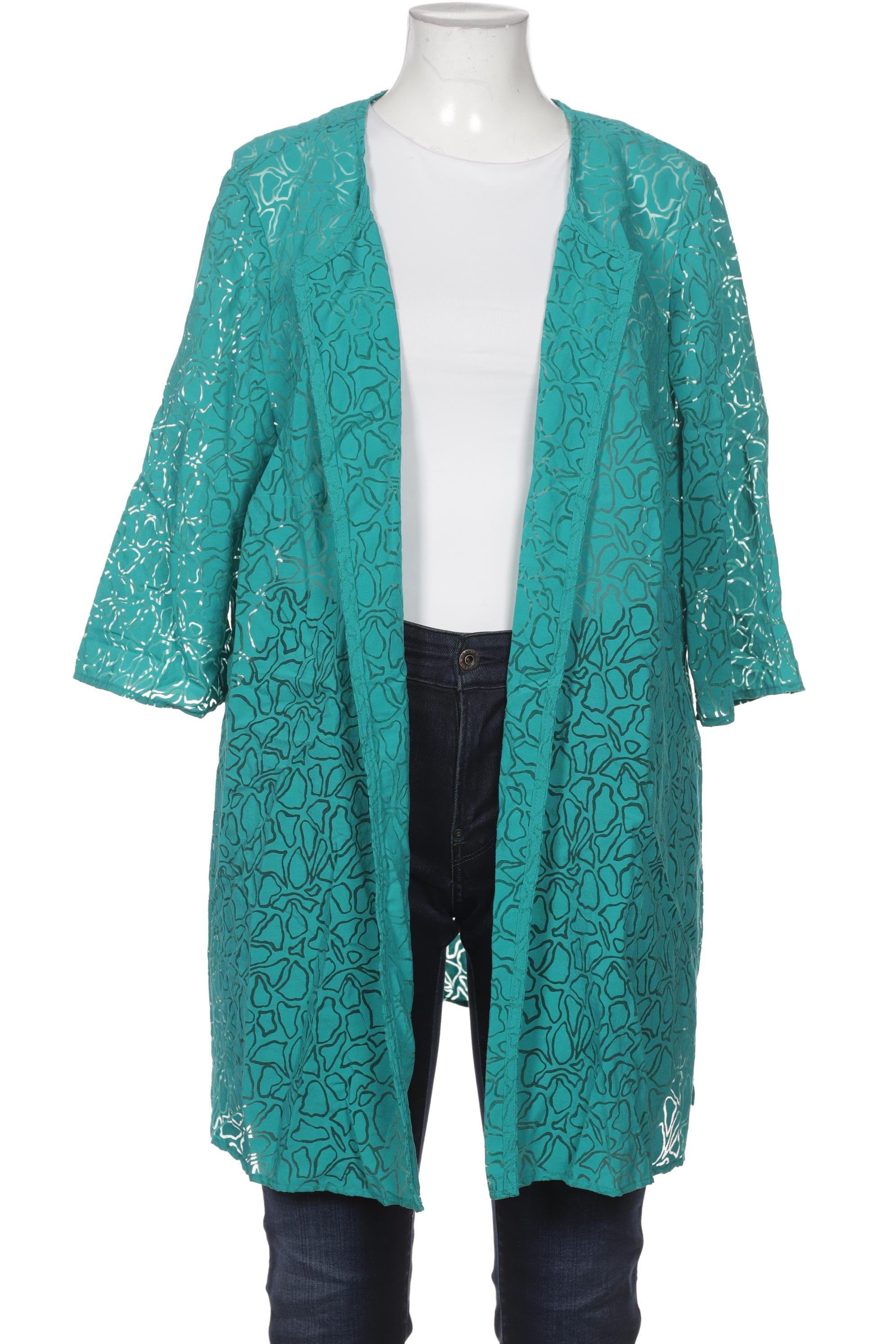 

Selection by Ulla Popken Damen Strickjacke, türkis, Gr. 44