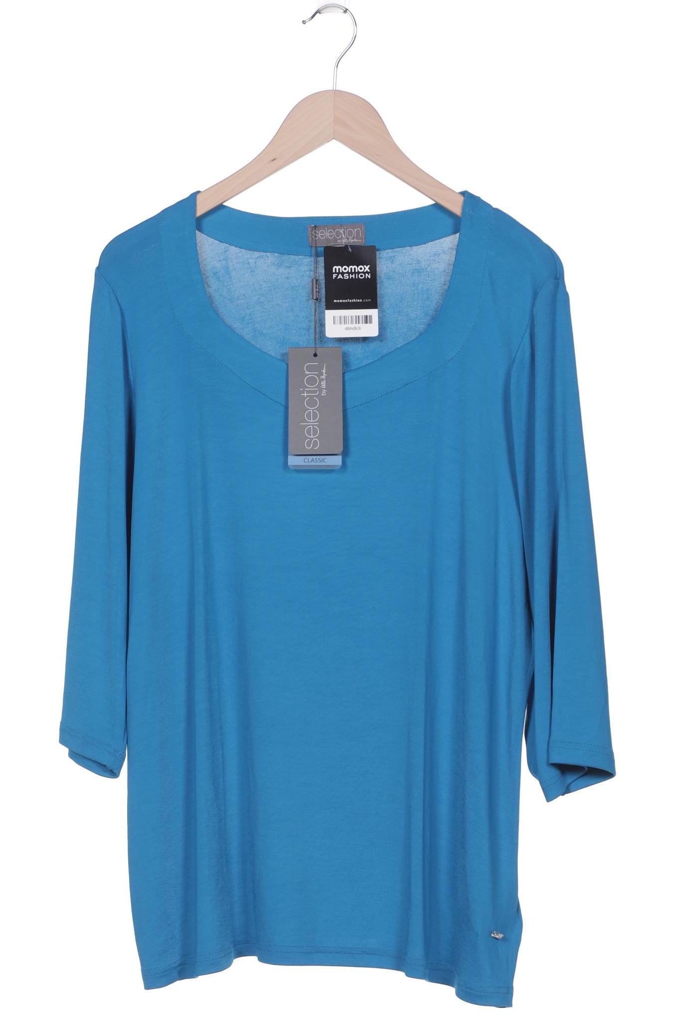 

Selection by Ulla Popken Damen Langarmshirt, blau