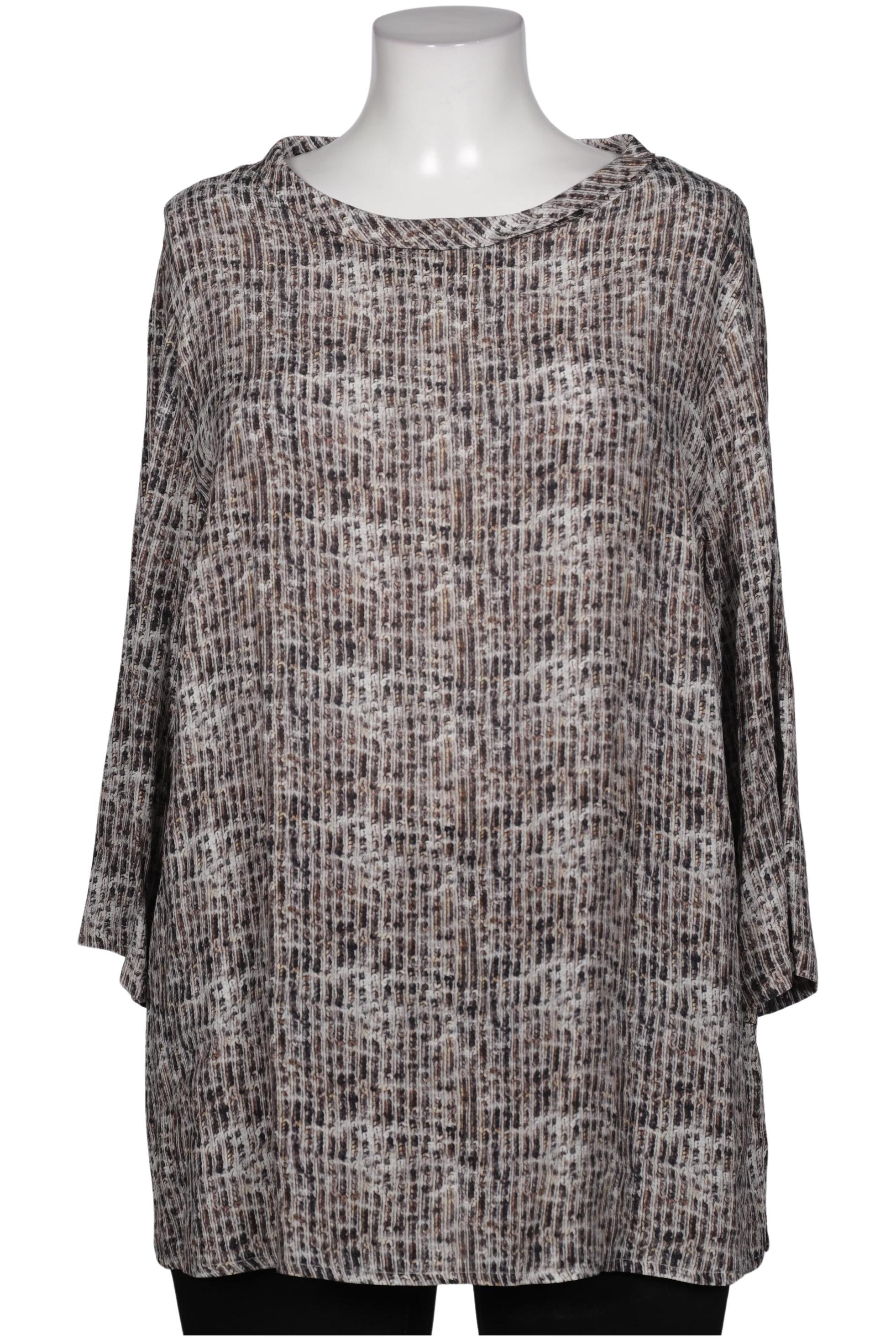 

Selection by Ulla Popken Damen Bluse, grau, Gr. 46