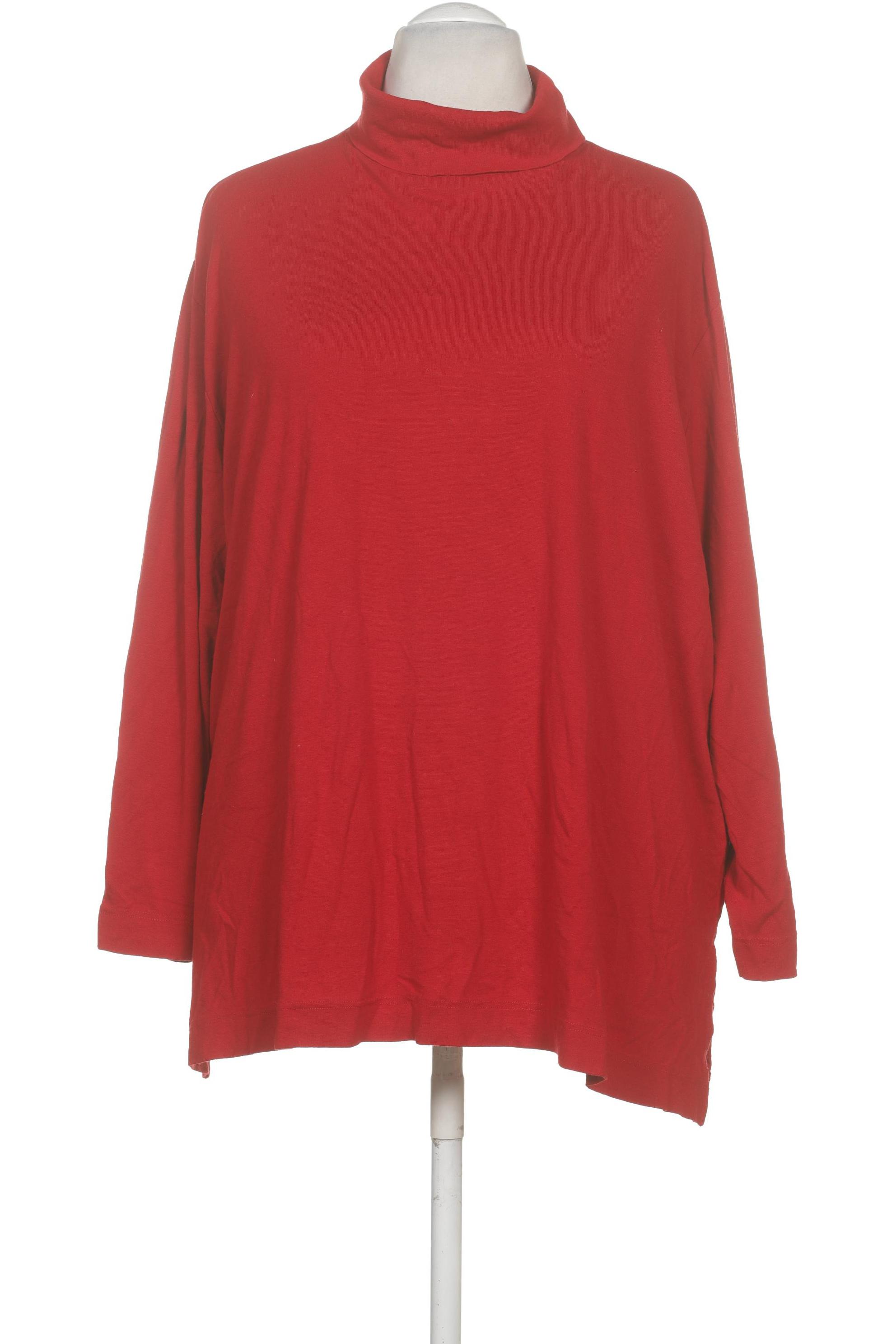 

Selection by Ulla Popken Damen Langarmshirt, rot, Gr. 58