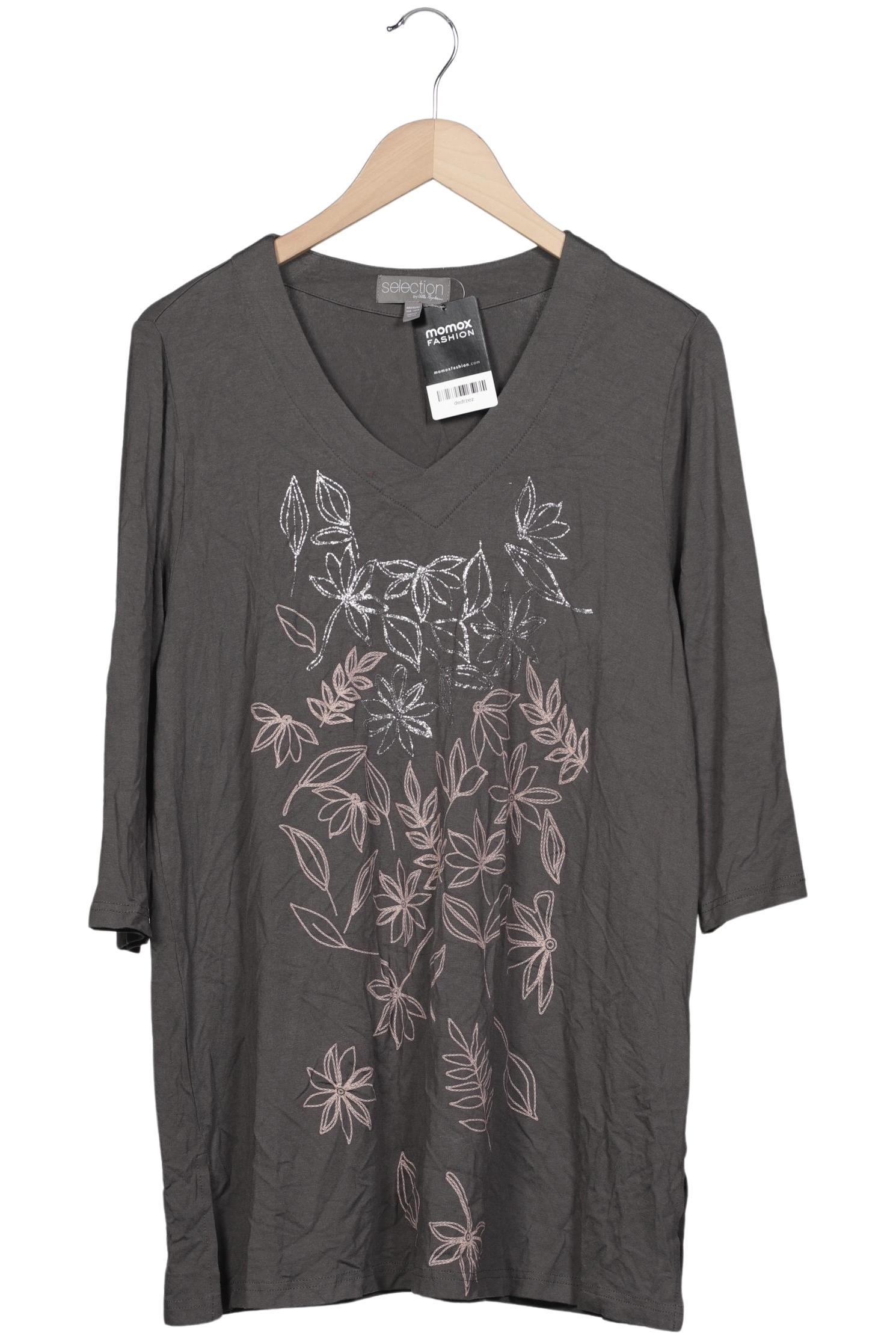 

Selection by Ulla Popken Damen T-Shirt, grün, Gr. 42