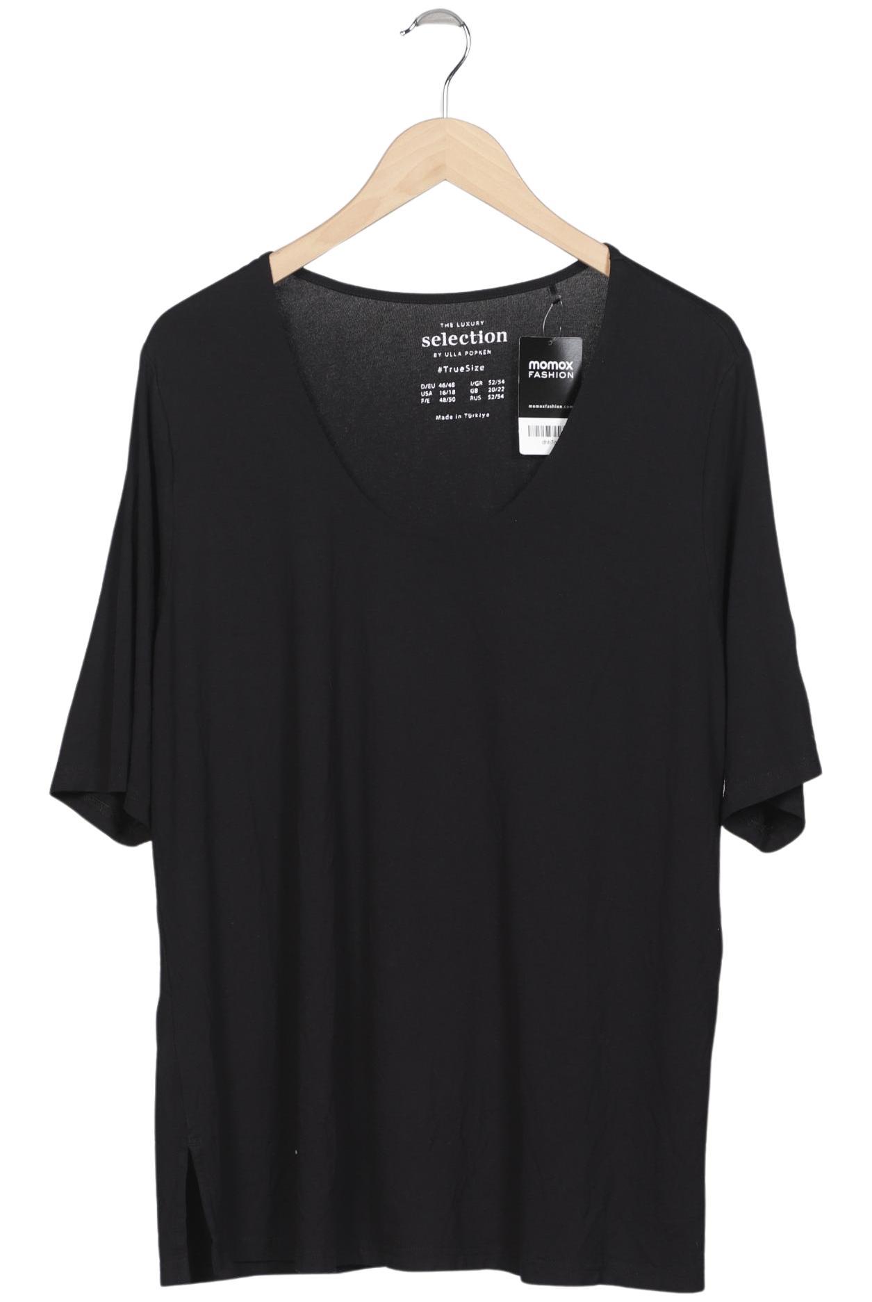 

Selection by Ulla Popken Damen T-Shirt, schwarz, Gr. 46