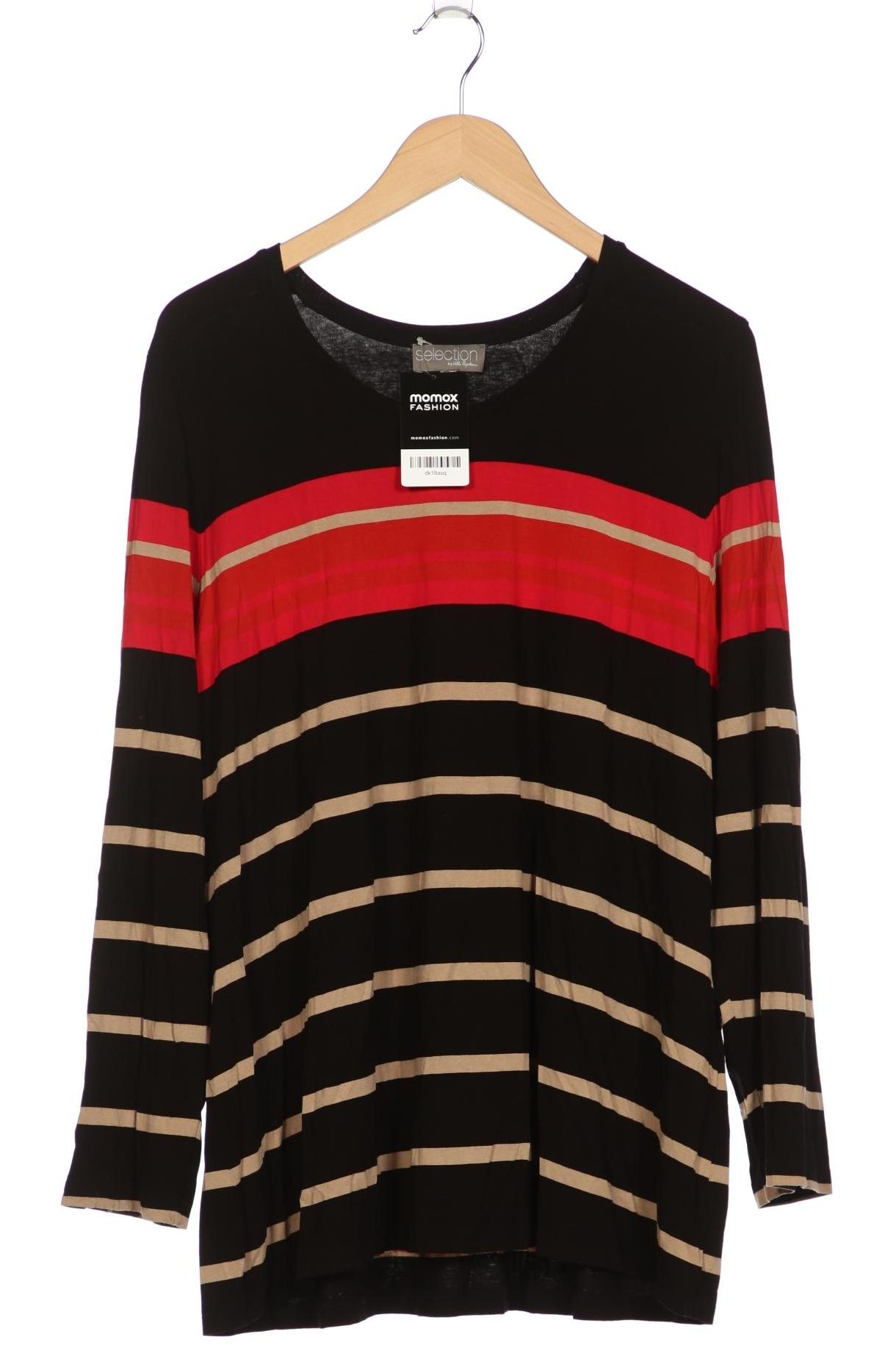 

Selection by Ulla Popken Damen Langarmshirt, schwarz, Gr. 48