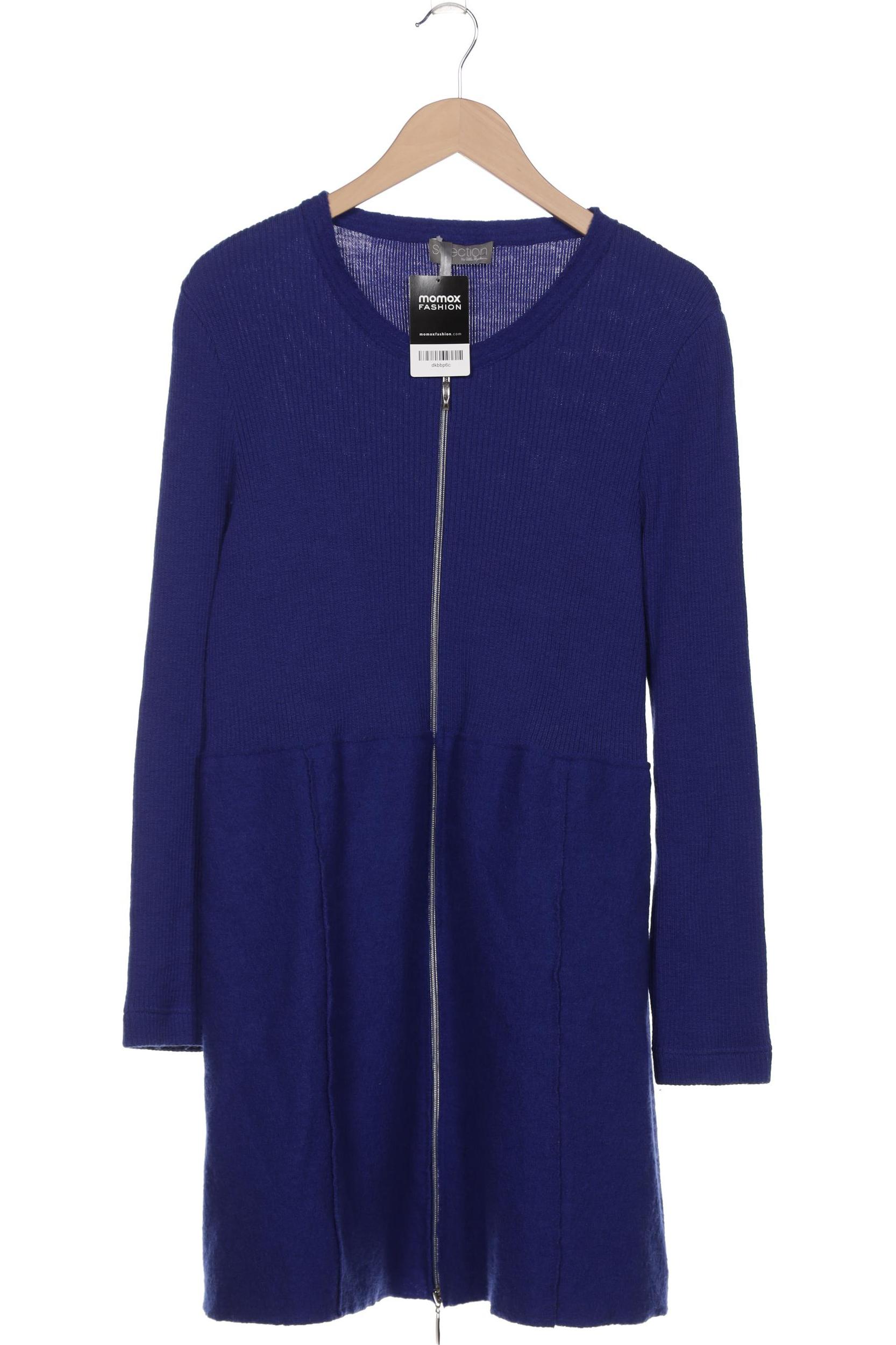 

Selection by Ulla Popken Damen Strickjacke, blau, Gr. 46