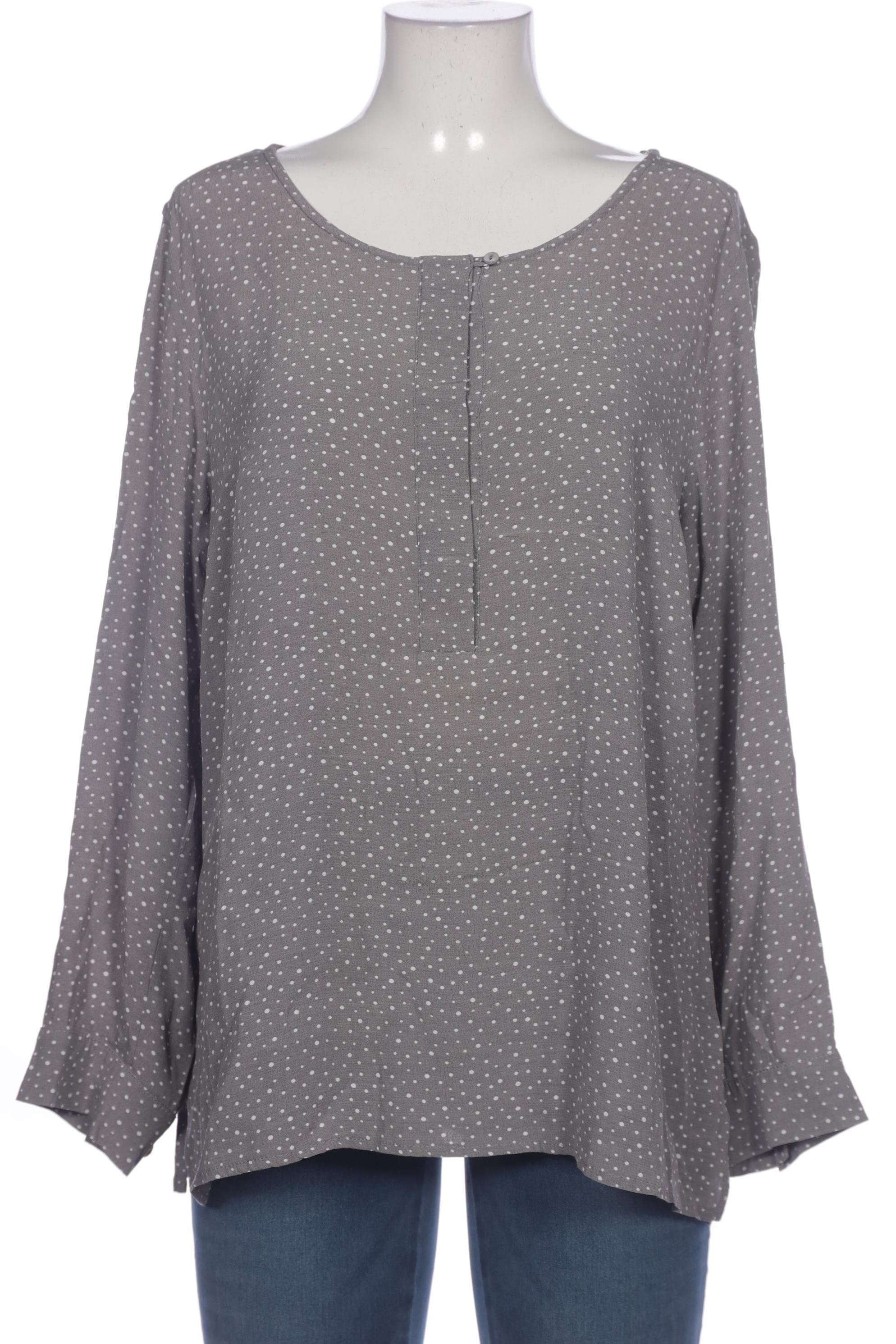 

Selection by Ulla Popken Damen Bluse, grau, Gr. 46