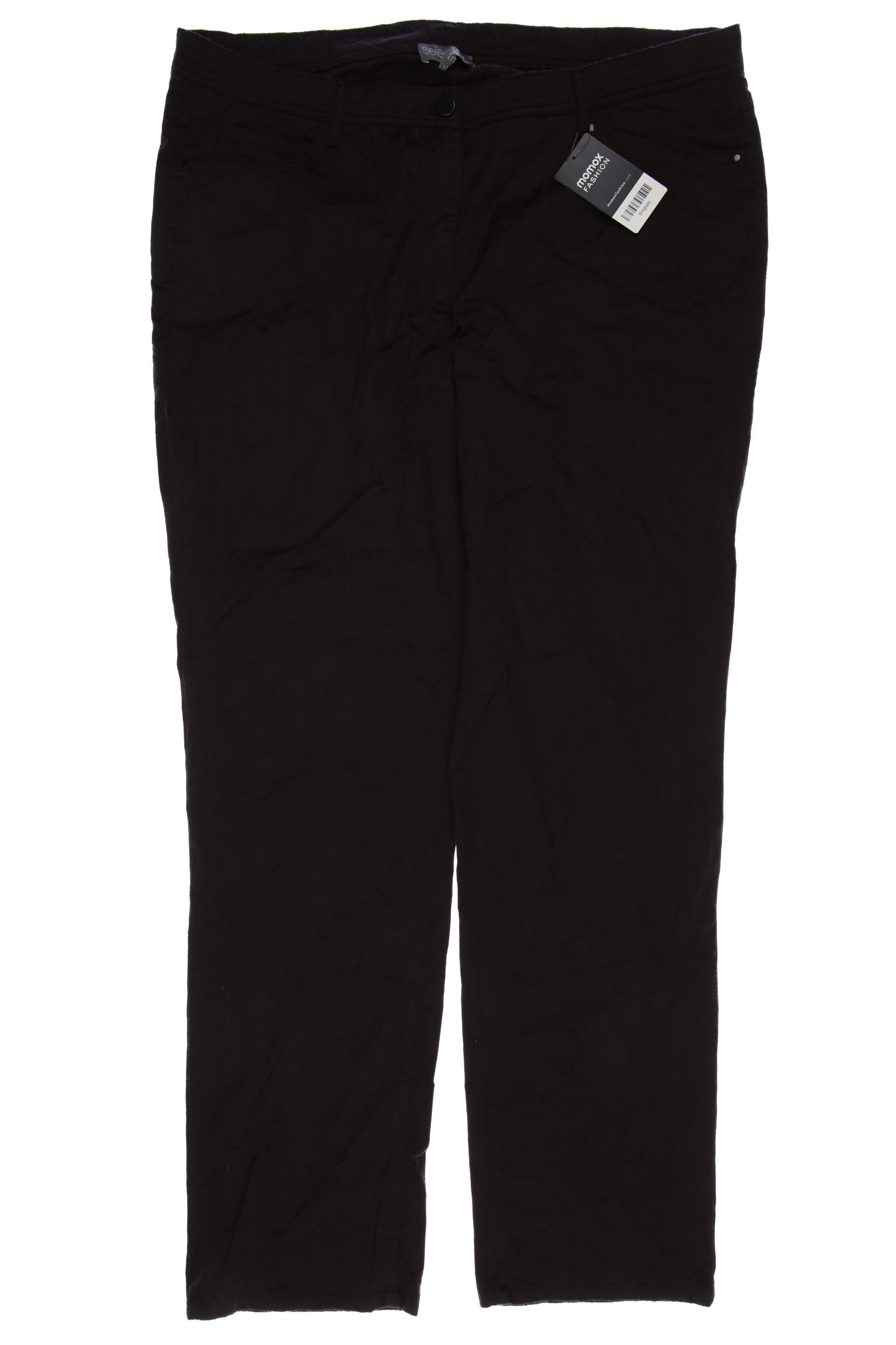 

Selection by Ulla Popken Damen Stoffhose, braun, Gr. 48