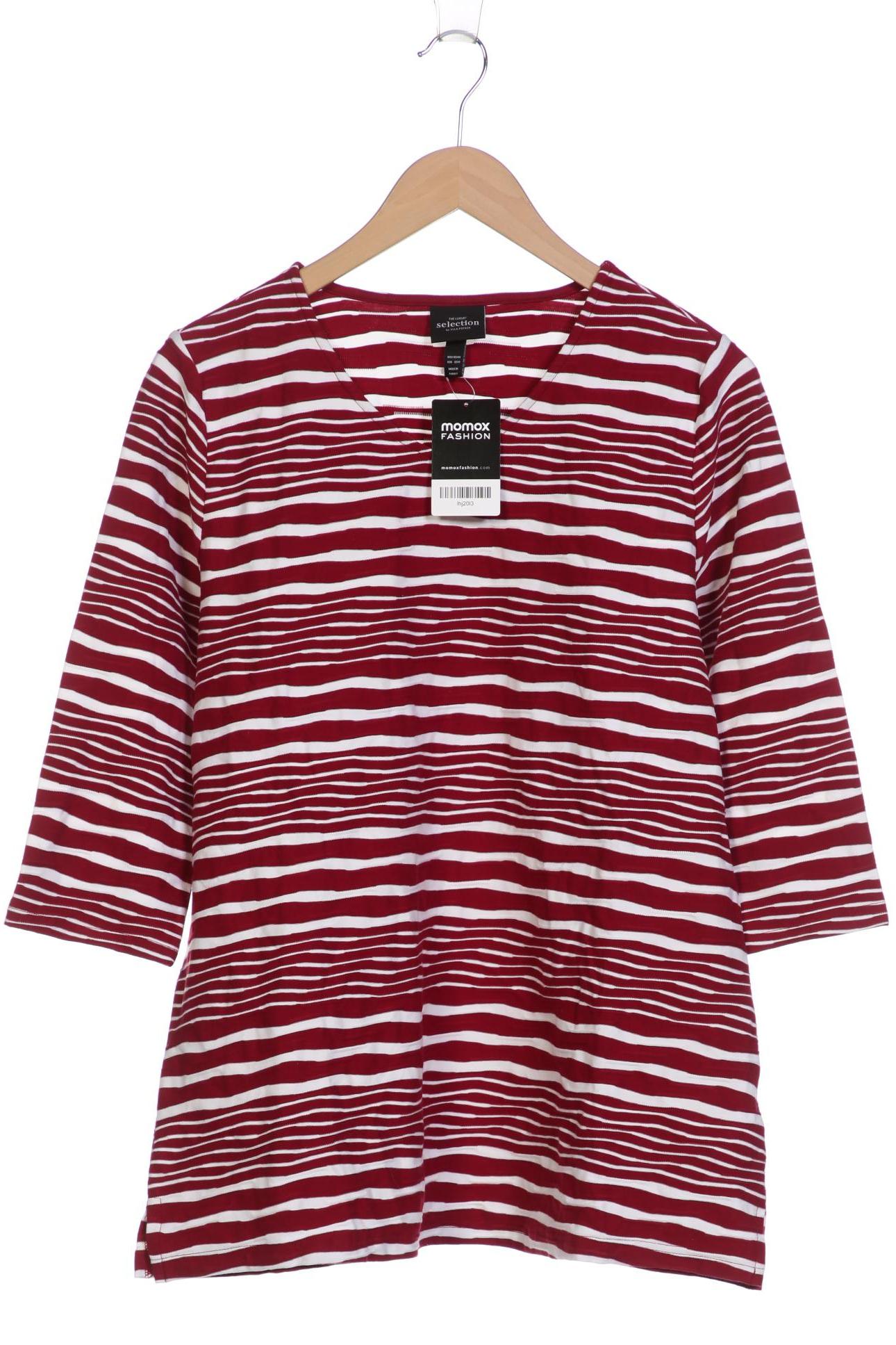 

Selection by Ulla Popken Damen Langarmshirt, bordeaux, Gr. 42