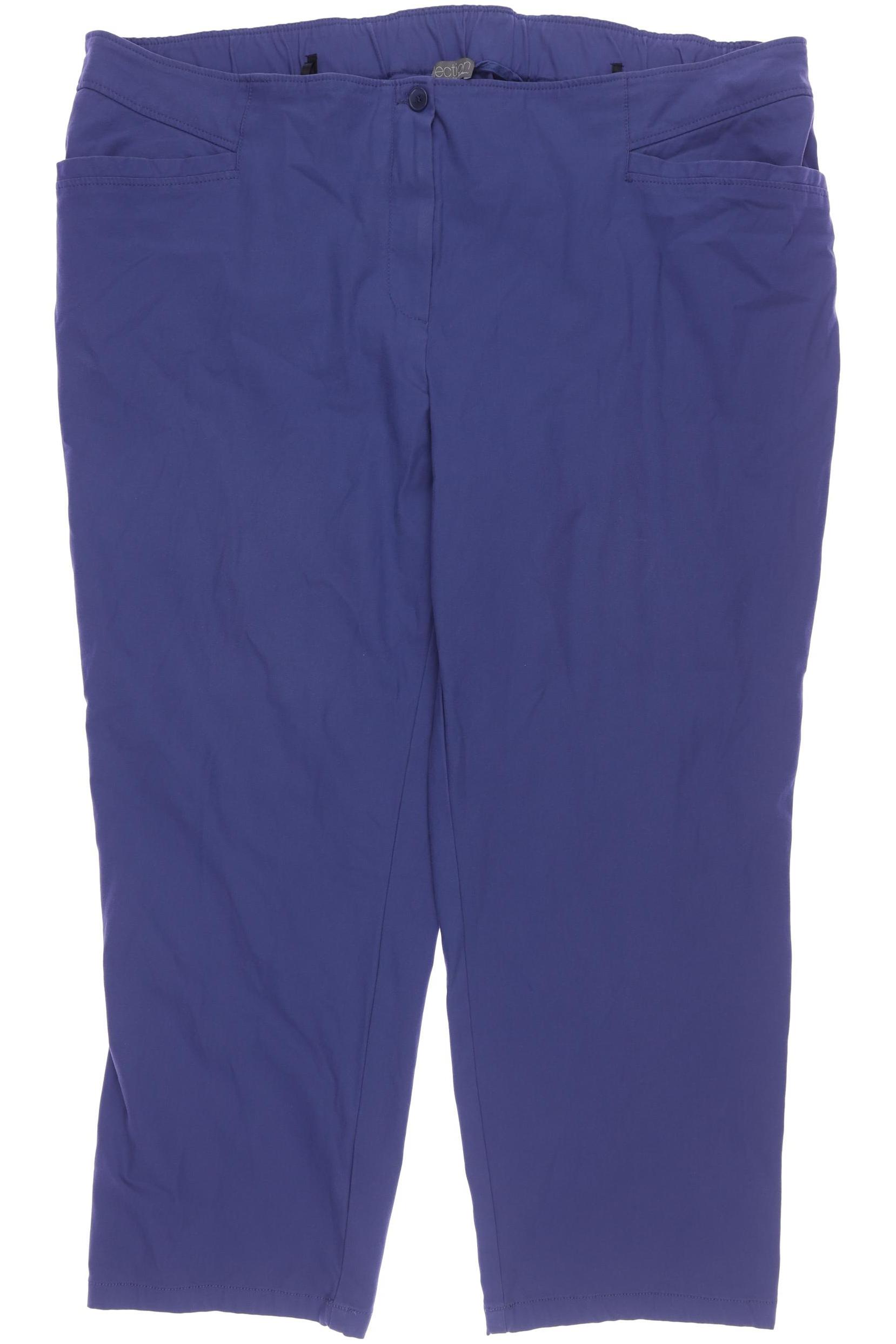 

Selection by Ulla Popken Damen Stoffhose, blau, Gr. 54