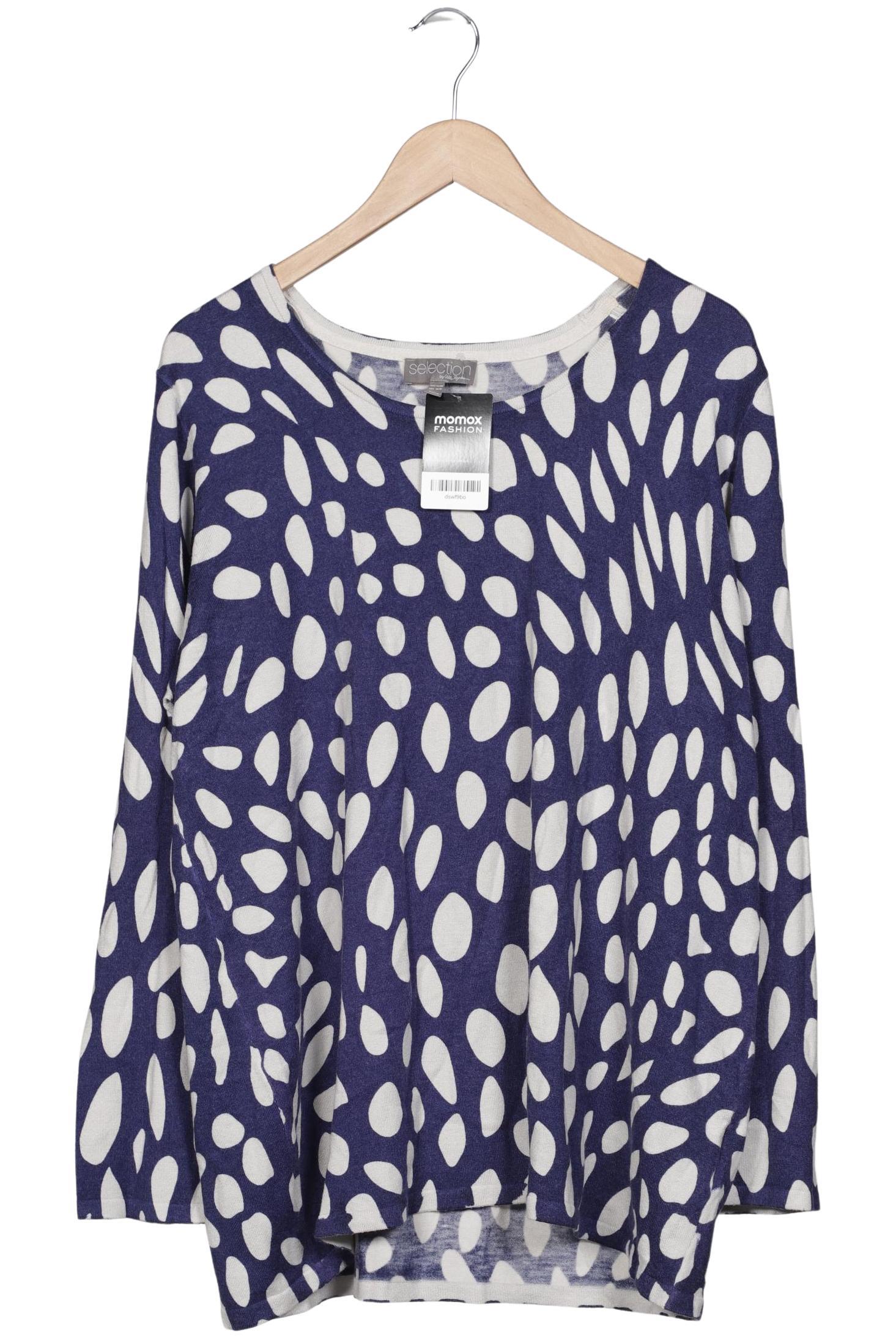 

Selection by Ulla Popken Damen Langarmshirt, marineblau, Gr. 46
