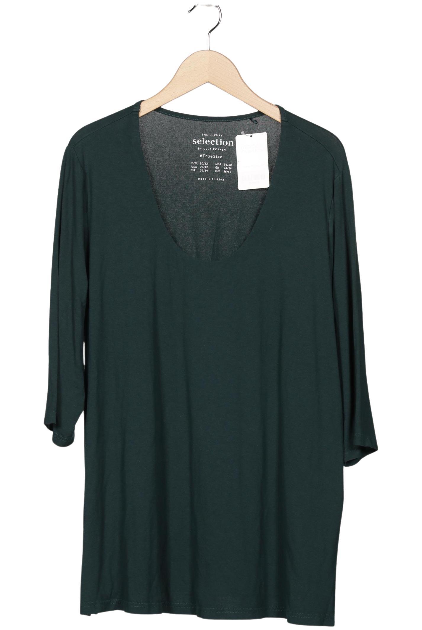 

Selection by Ulla Popken Damen Langarmshirt, grün, Gr. 50