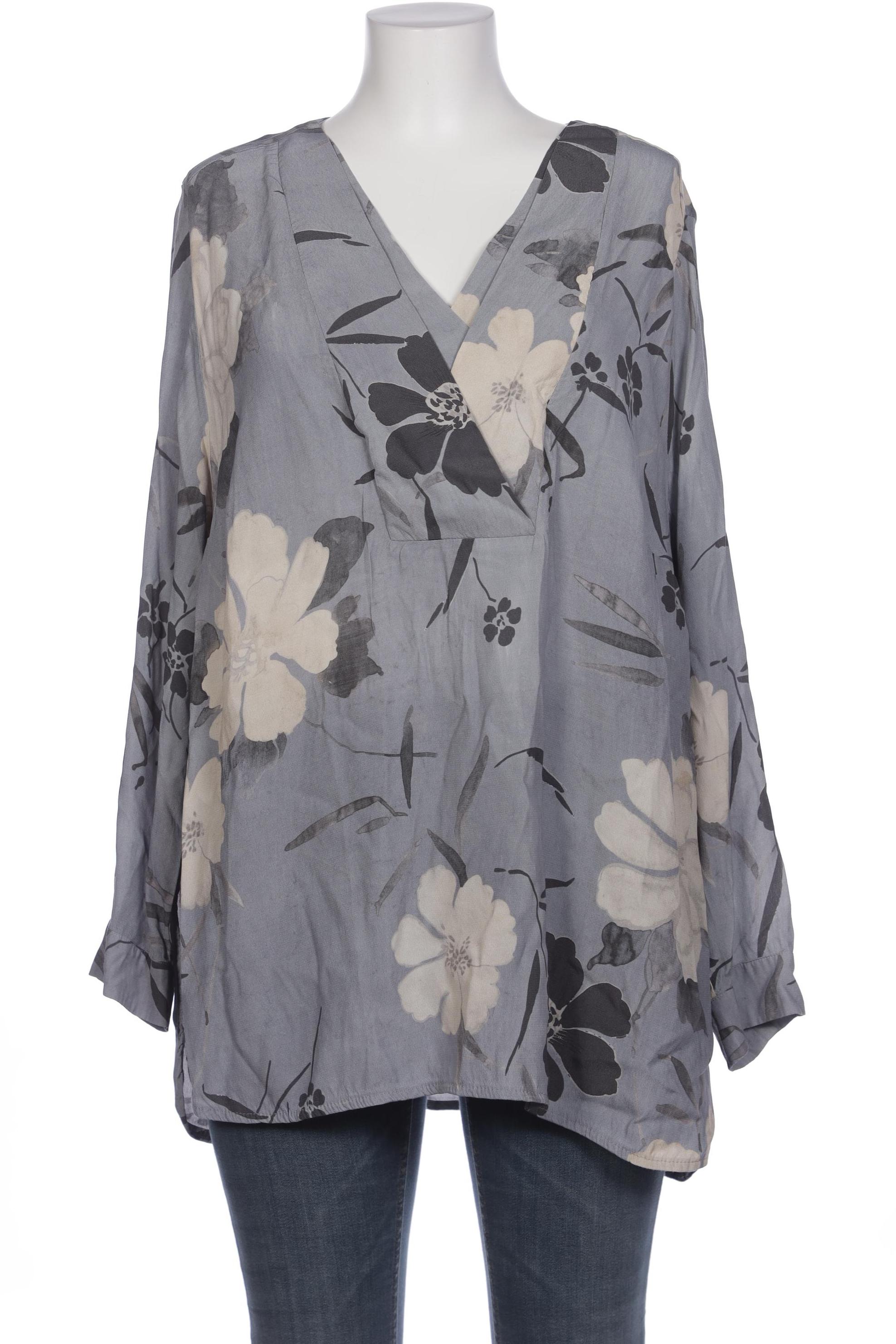 

Selection by Ulla Popken Damen Bluse, blau, Gr. 50