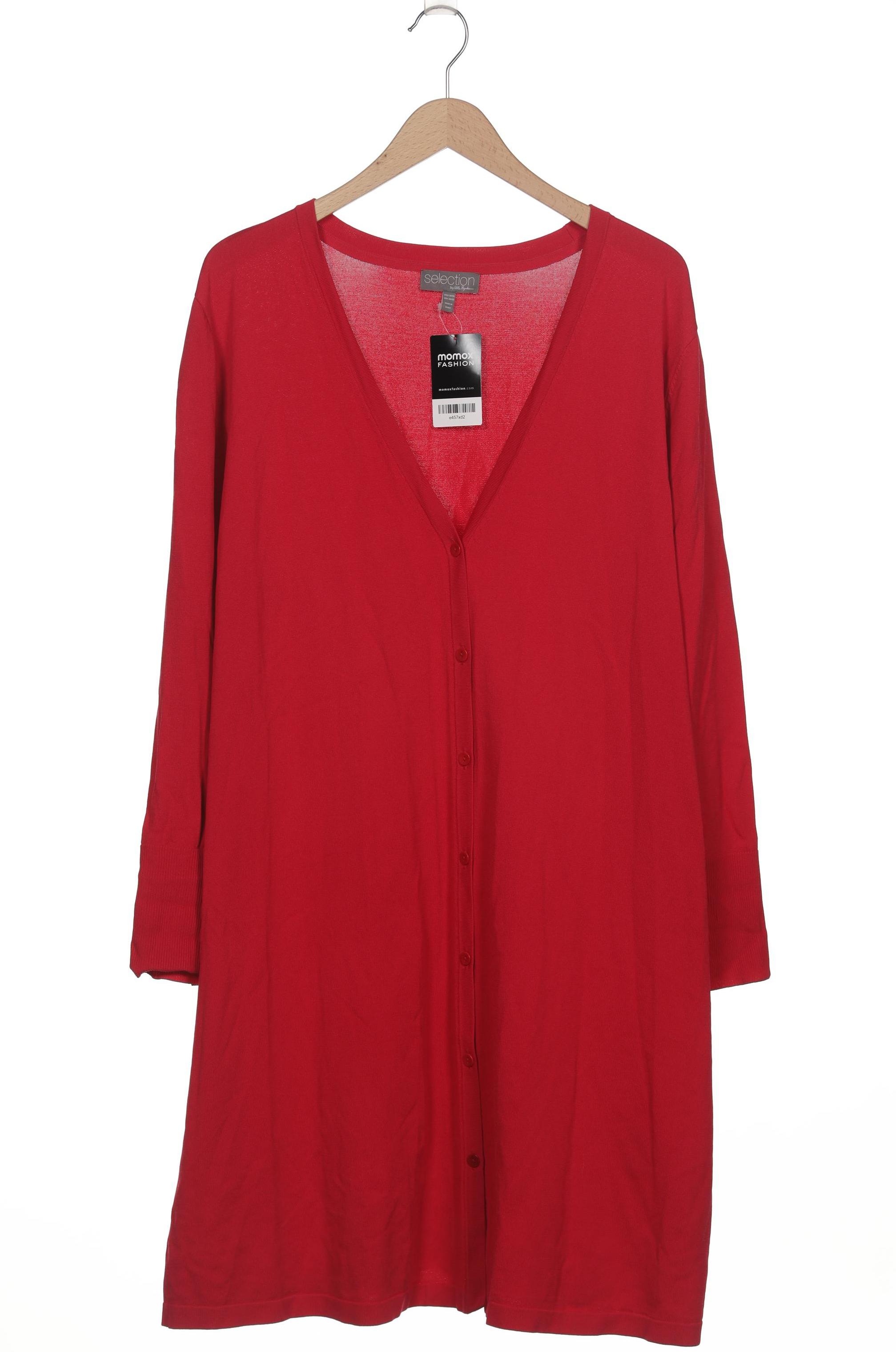 

Selection by Ulla Popken Damen Strickjacke, rot, Gr. 50