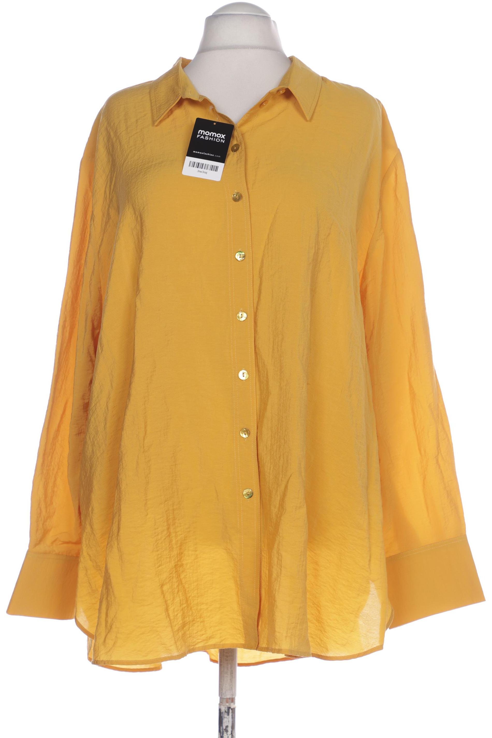 

Selection by Ulla Popken Damen Bluse, gelb, Gr. 54