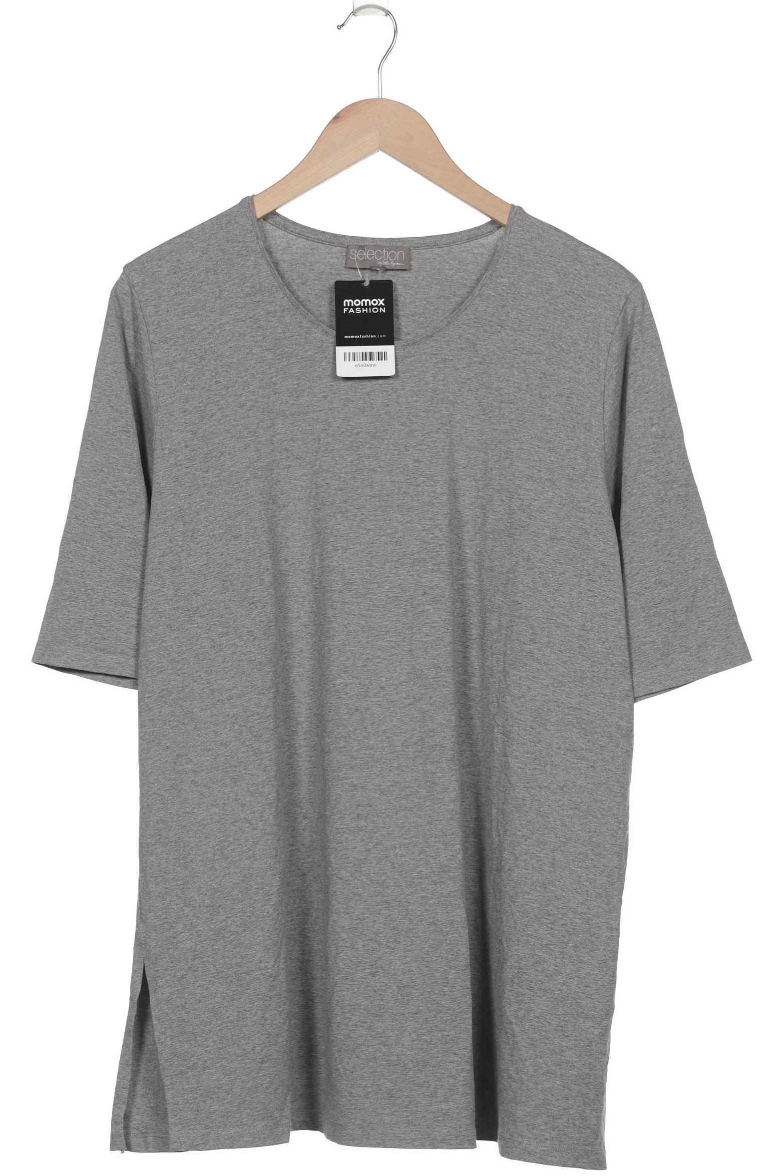

Selection by Ulla Popken Damen T-Shirt, grau, Gr. 52