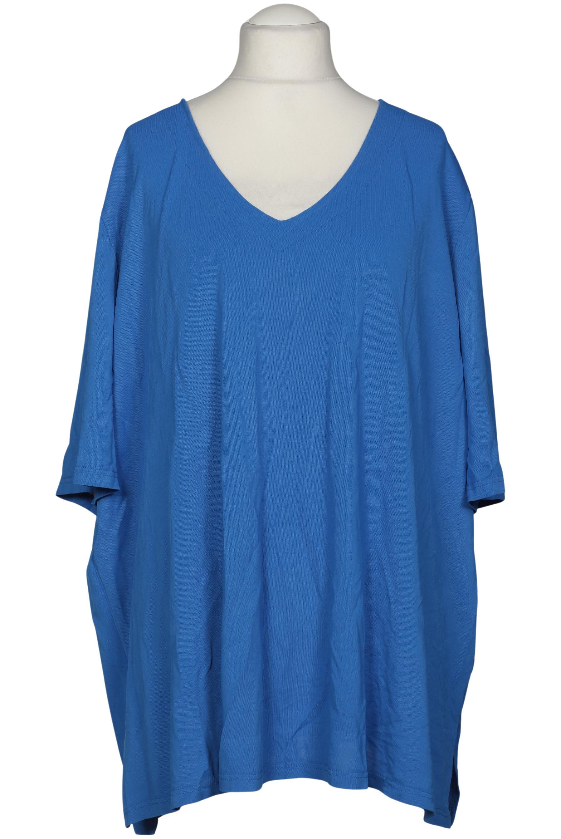

Selection by Ulla Popken Damen Bluse, blau, Gr. 58