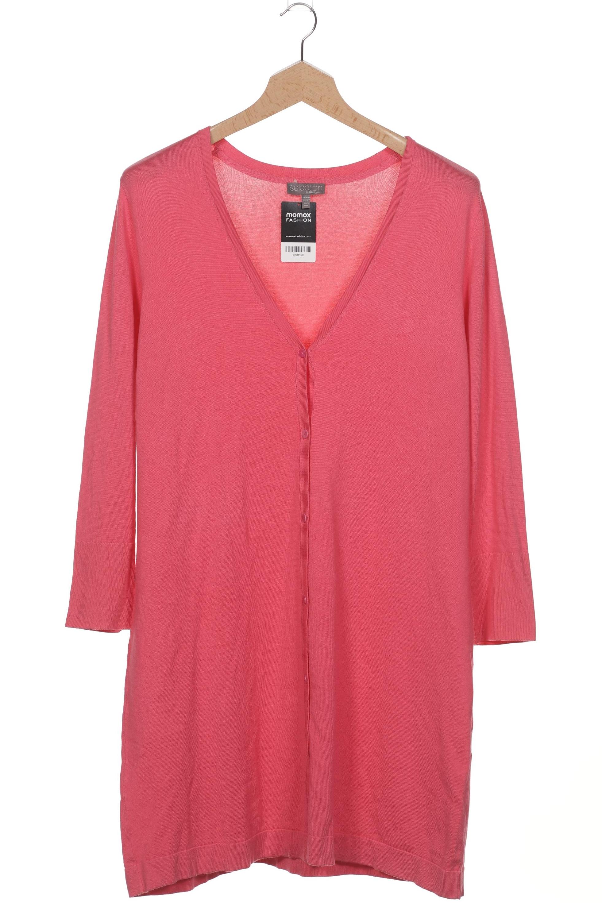 

Selection by Ulla Popken Damen Strickjacke, pink, Gr. 46