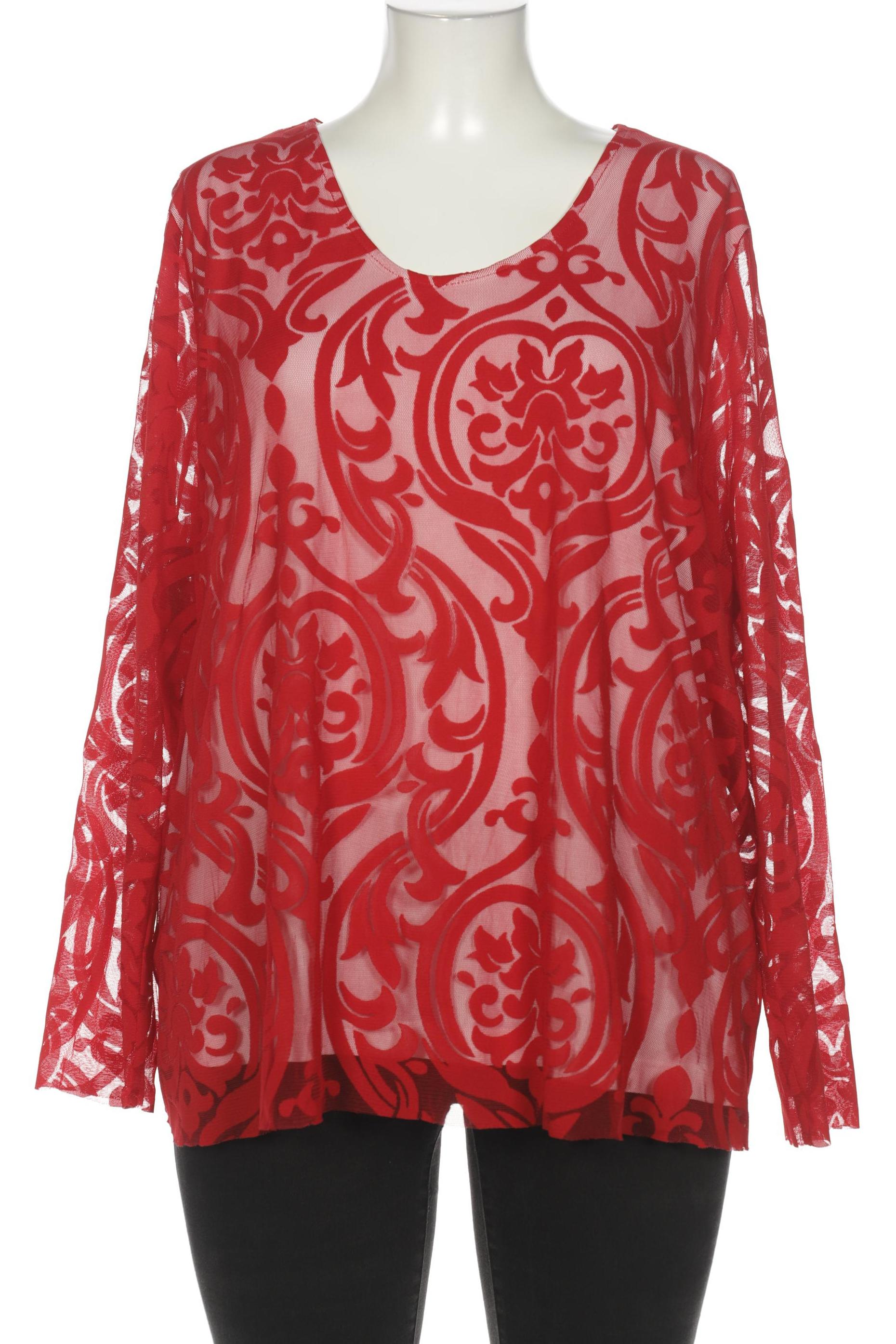 

Selection by Ulla Popken Damen Bluse, rot, Gr. 50