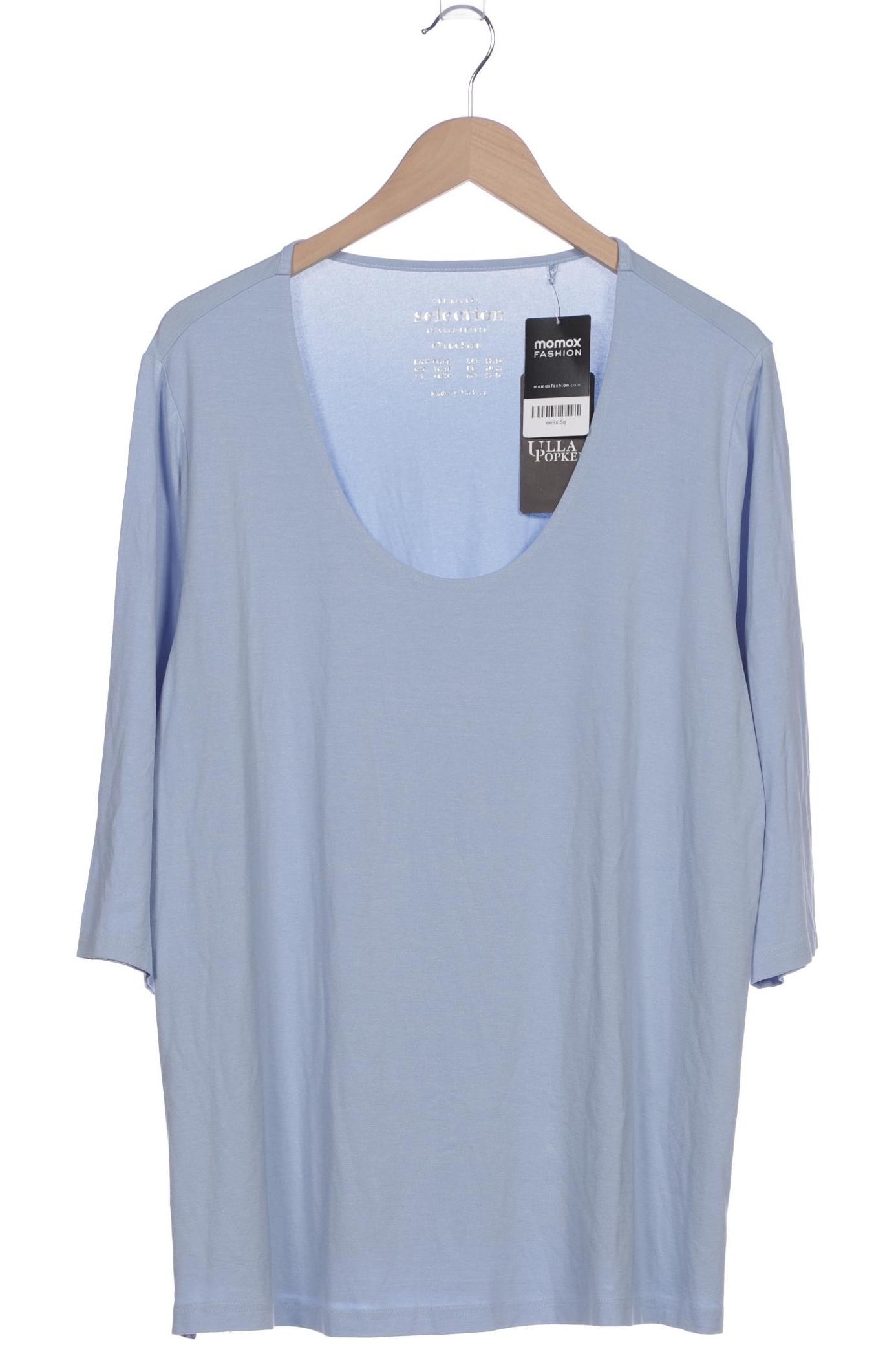 

Selection by Ulla Popken Damen Langarmshirt, blau, Gr. 46