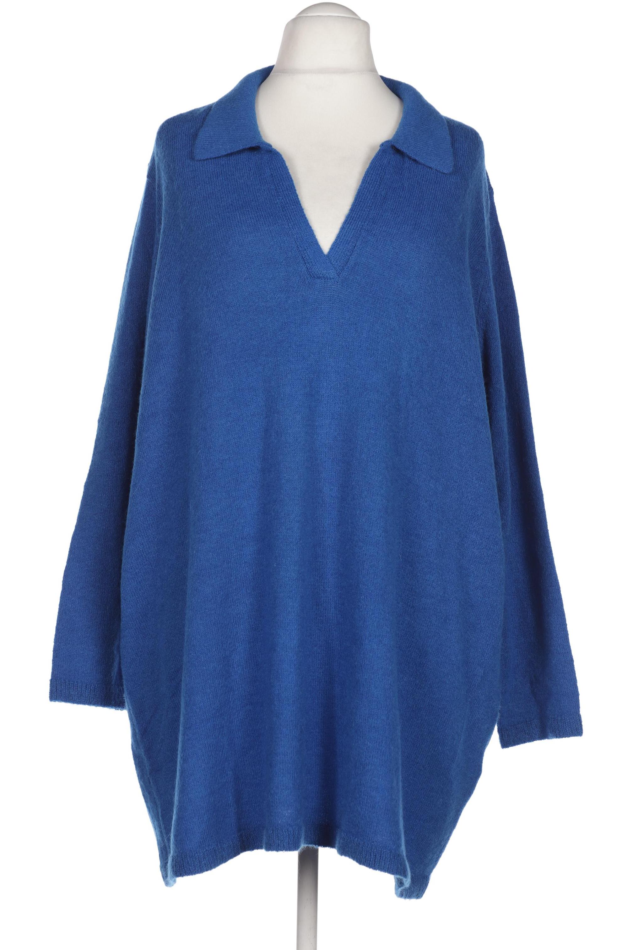 

Selection by Ulla Popken Damen Pullover, blau, Gr. 52
