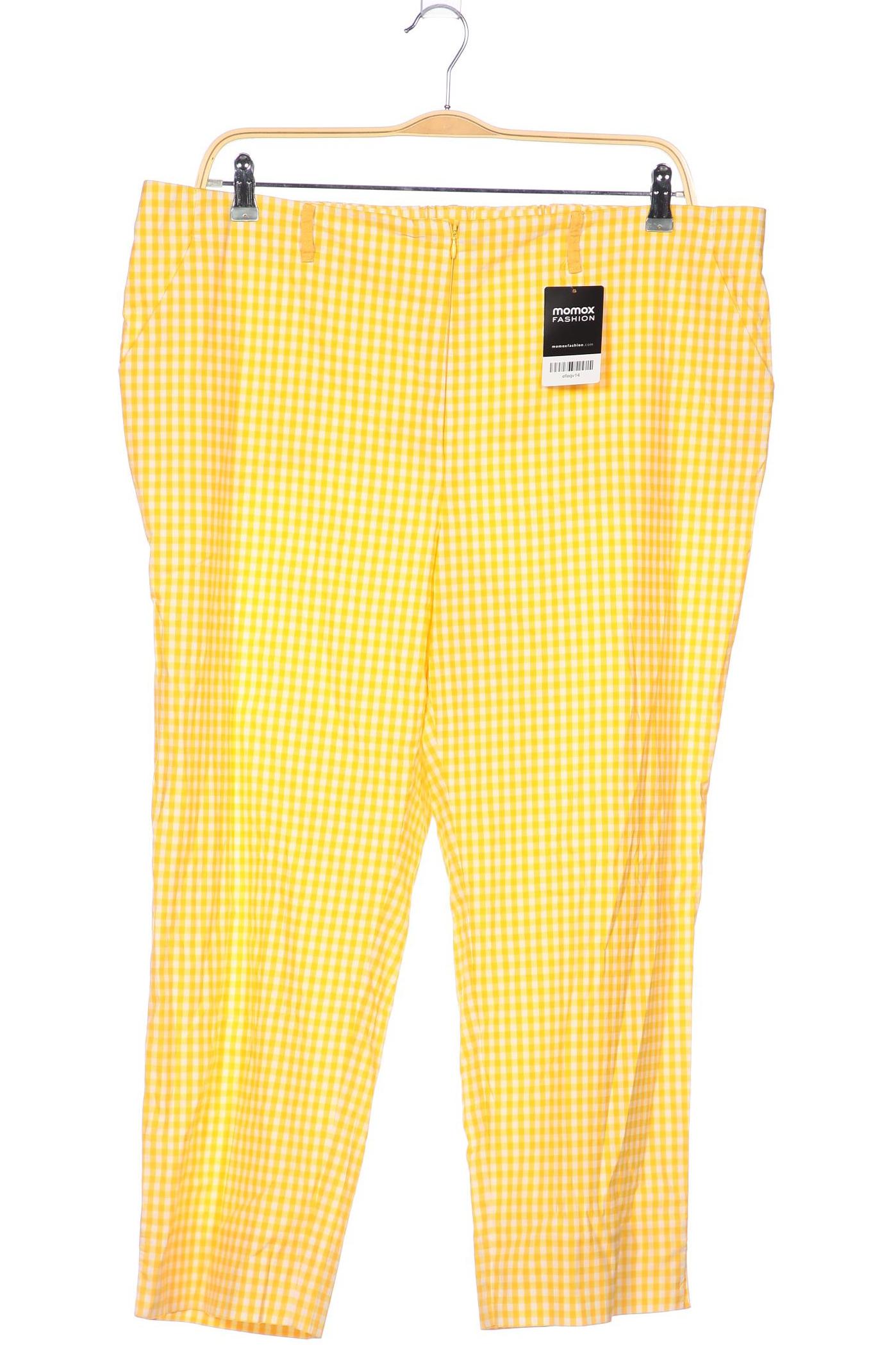 

Selection by Ulla Popken Damen Stoffhose, gelb, Gr. 50