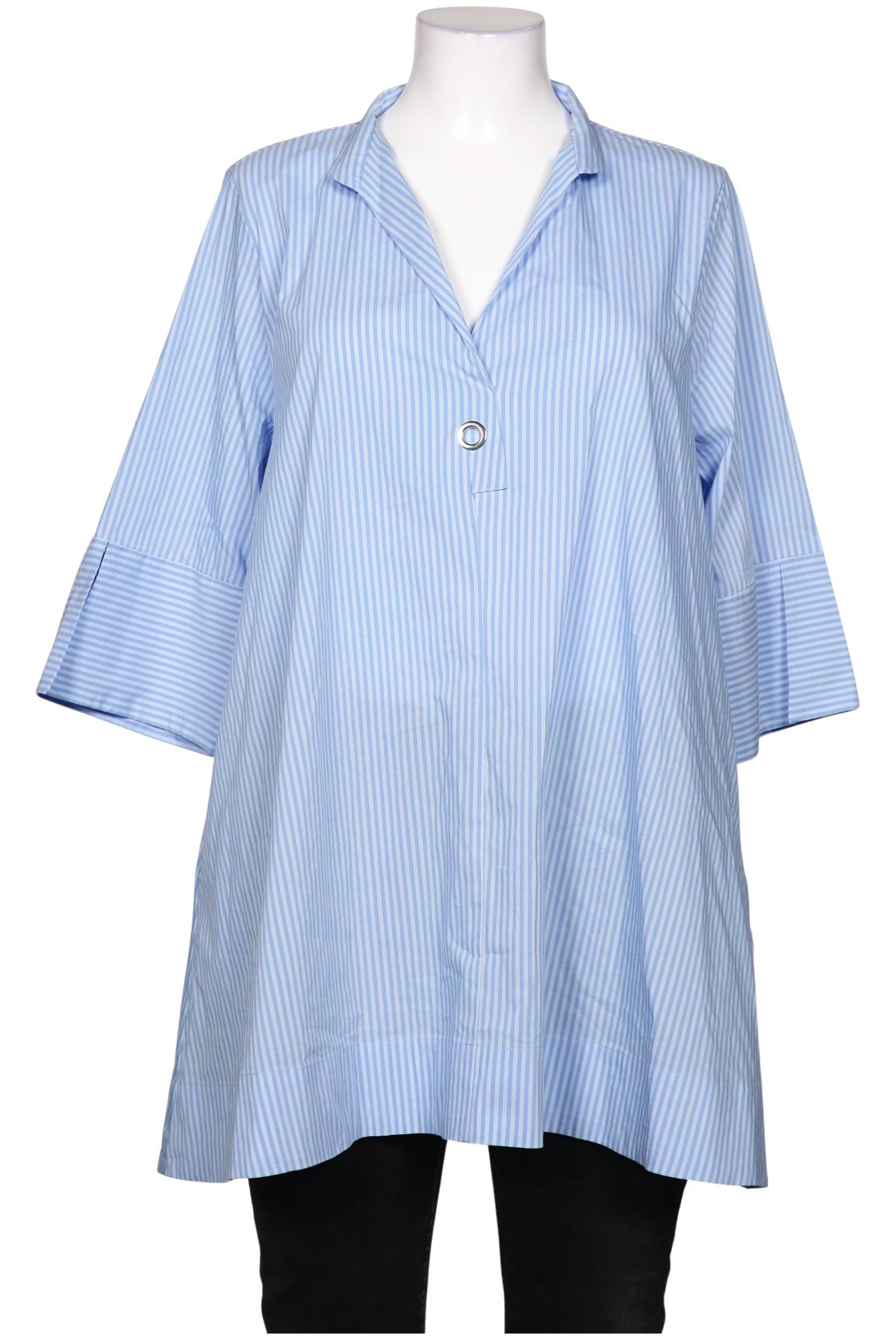 

Selection by Ulla Popken Damen Bluse, blau, Gr. 46