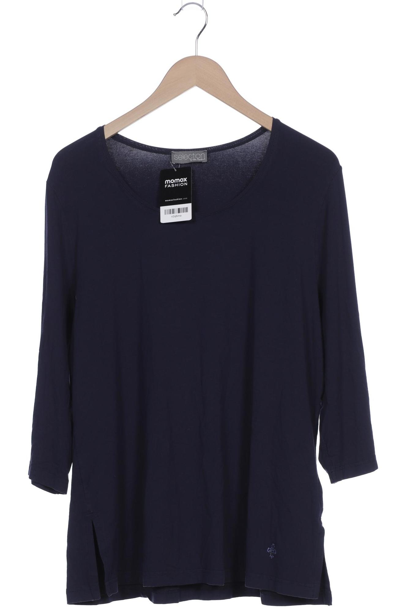 

Selection by Ulla Popken Damen Langarmshirt, marineblau, Gr. 46