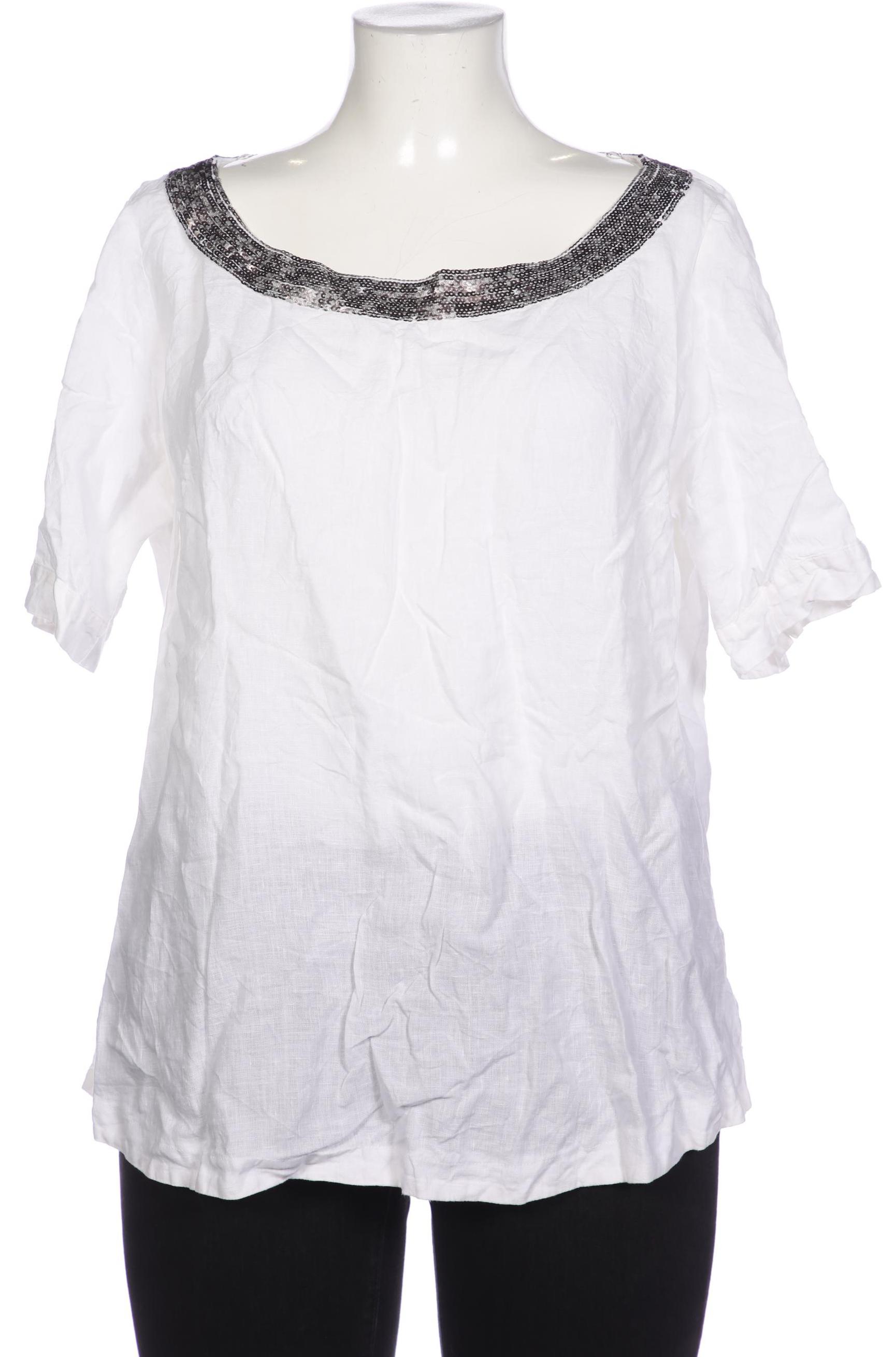 

Selection by Ulla Popken Damen Bluse, weiß, Gr. 46