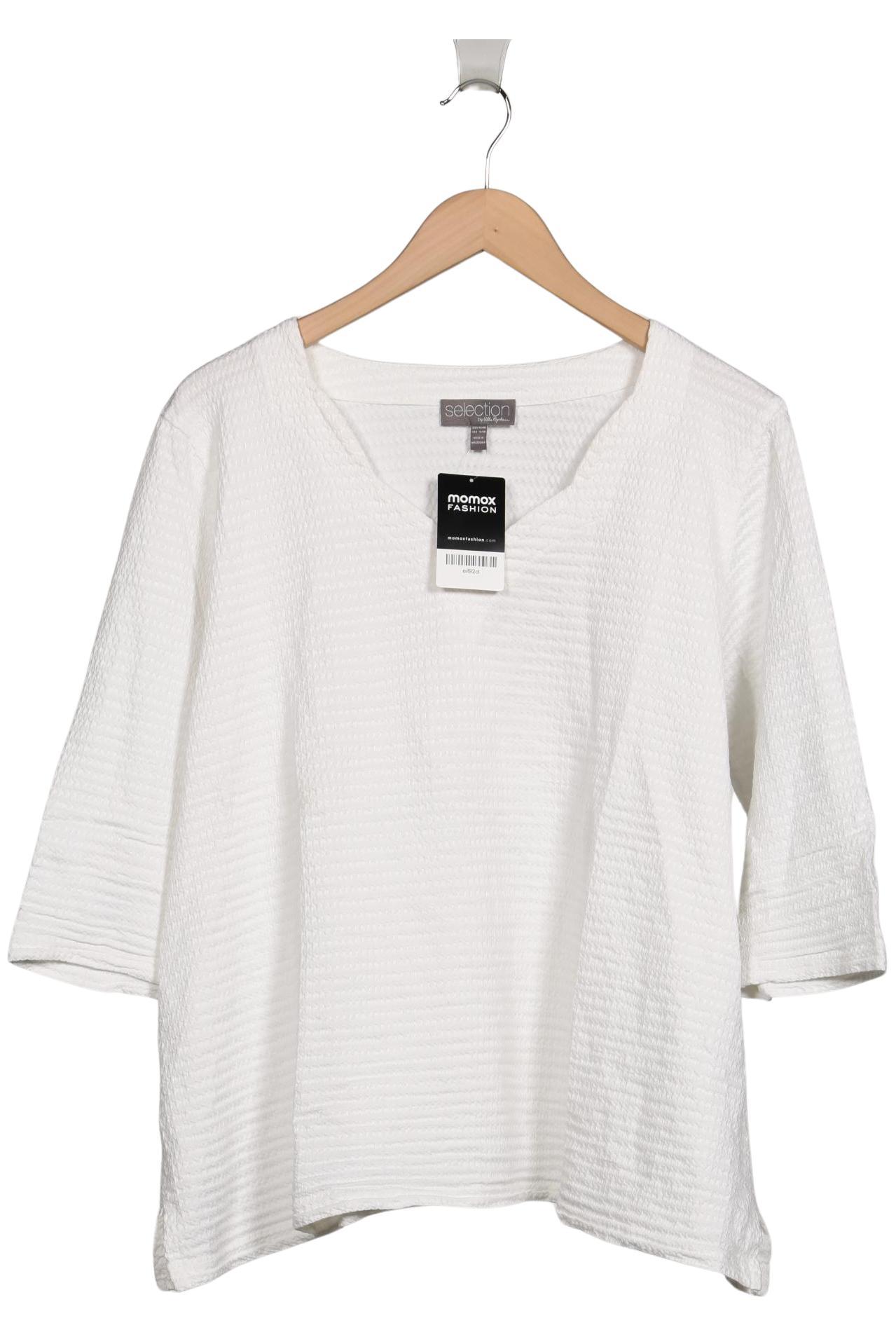 

Selection by Ulla Popken Damen T-Shirt, weiß, Gr. 46