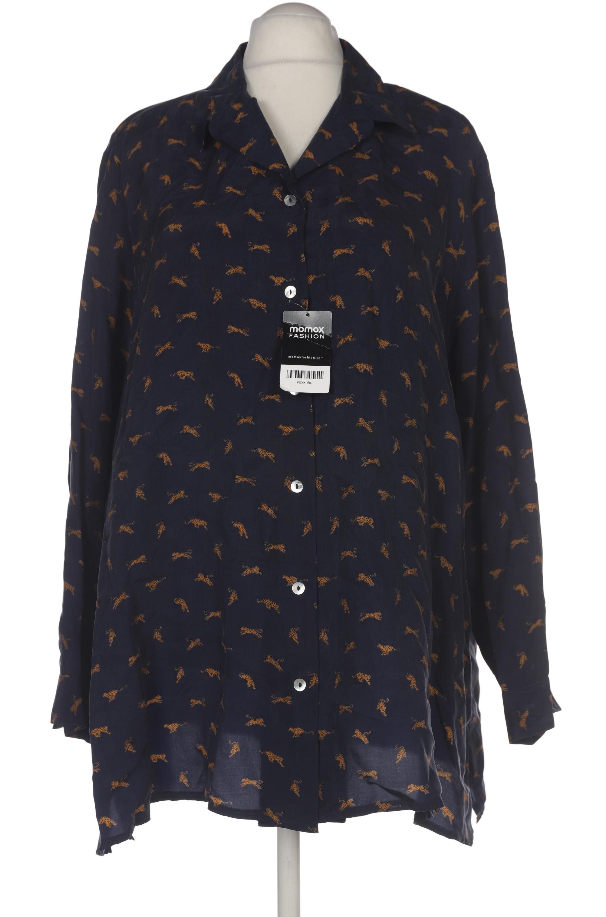 

Selection by Ulla Popken Damen Bluse, marineblau, Gr. 54