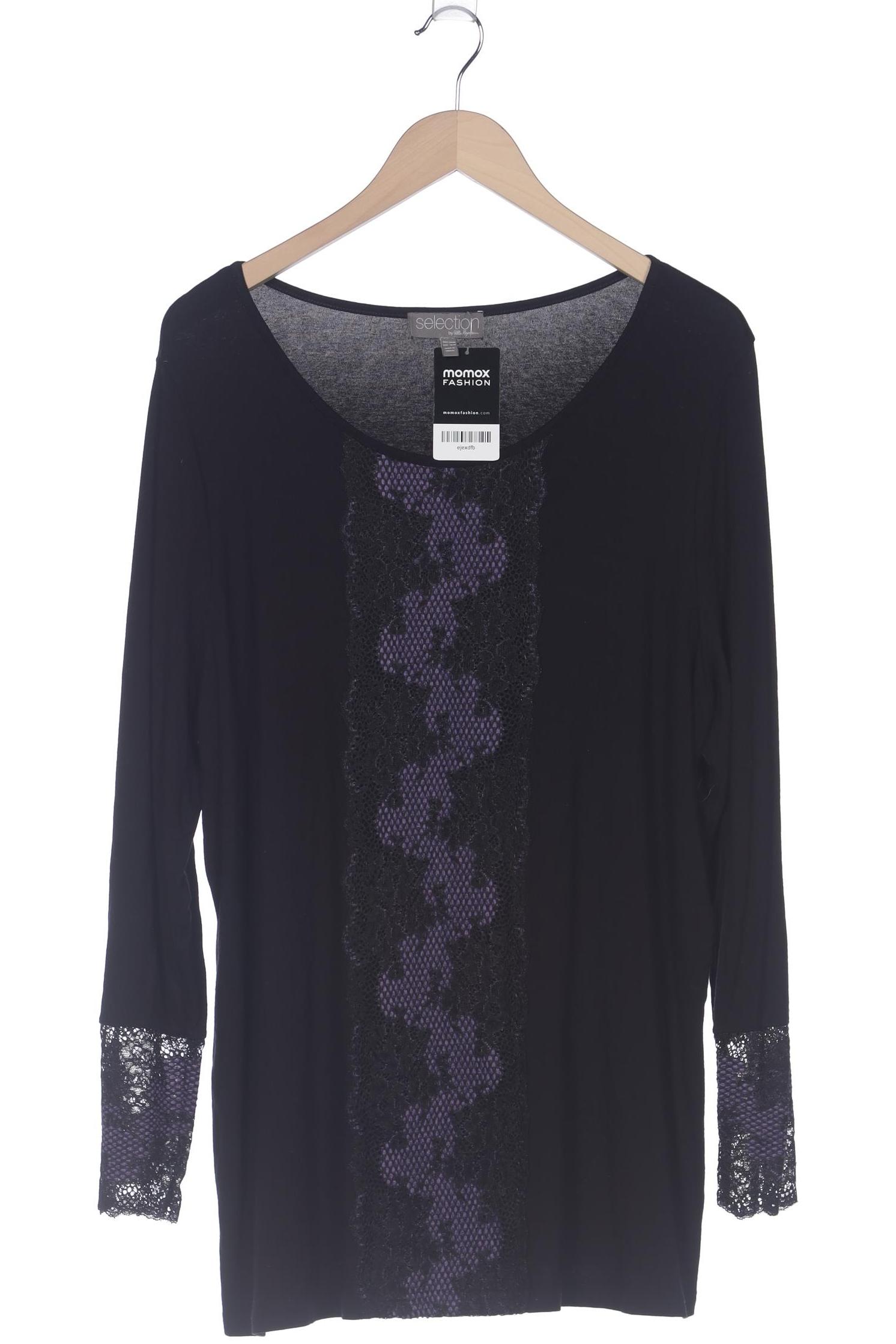 

Selection by Ulla Popken Damen Langarmshirt, schwarz, Gr. 46