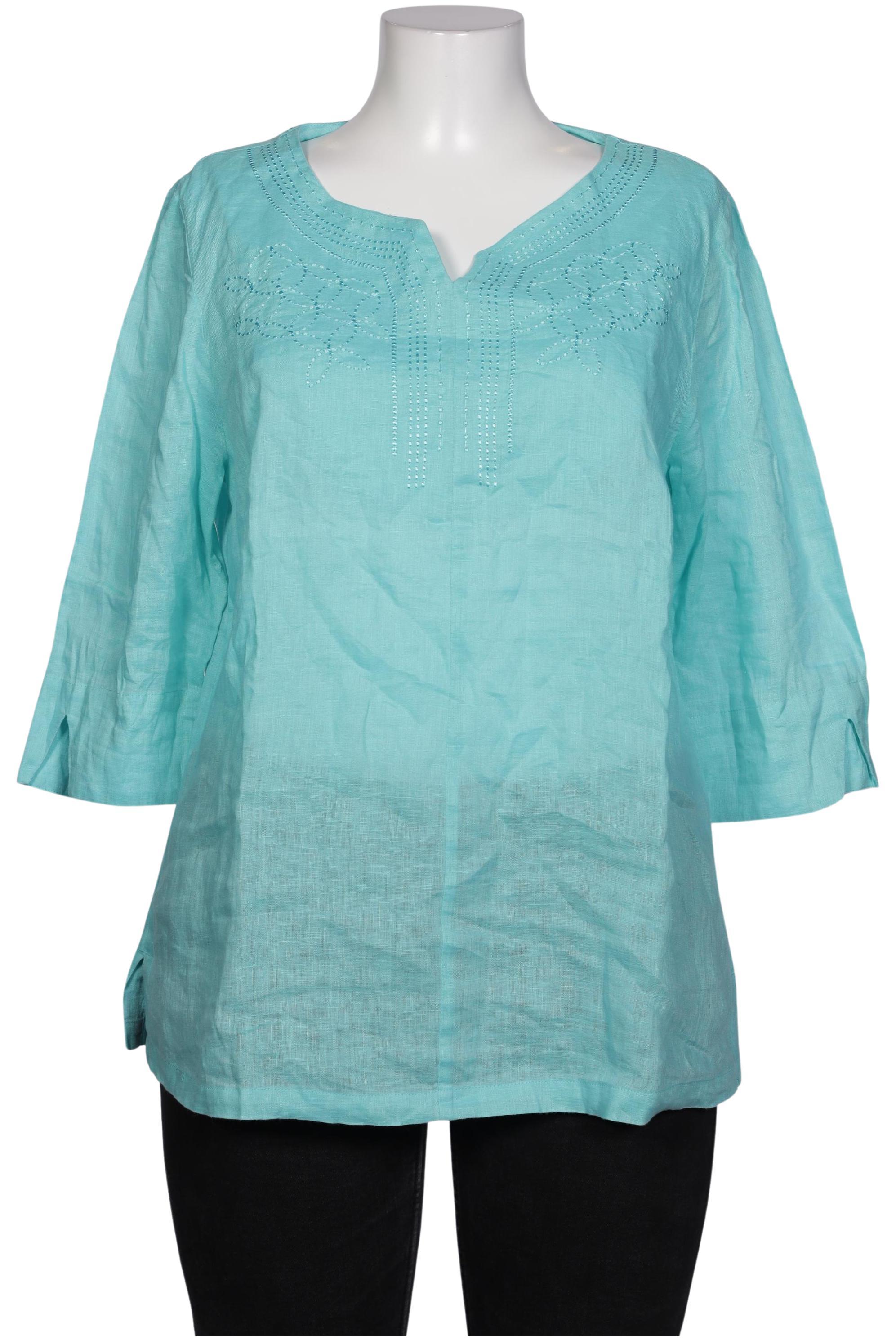 

Selection by Ulla Popken Damen Bluse, türkis, Gr. 42