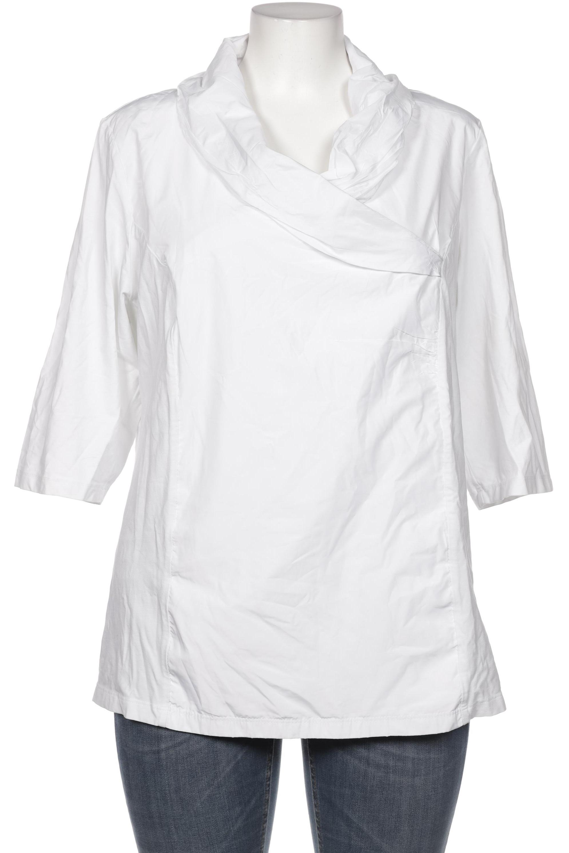 

Selection by Ulla Popken Damen Bluse, weiß, Gr. 50