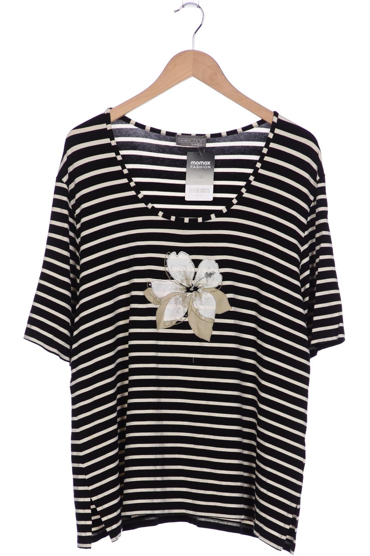 

Selection by Ulla Popken Damen T-Shirt, schwarz, Gr. 50