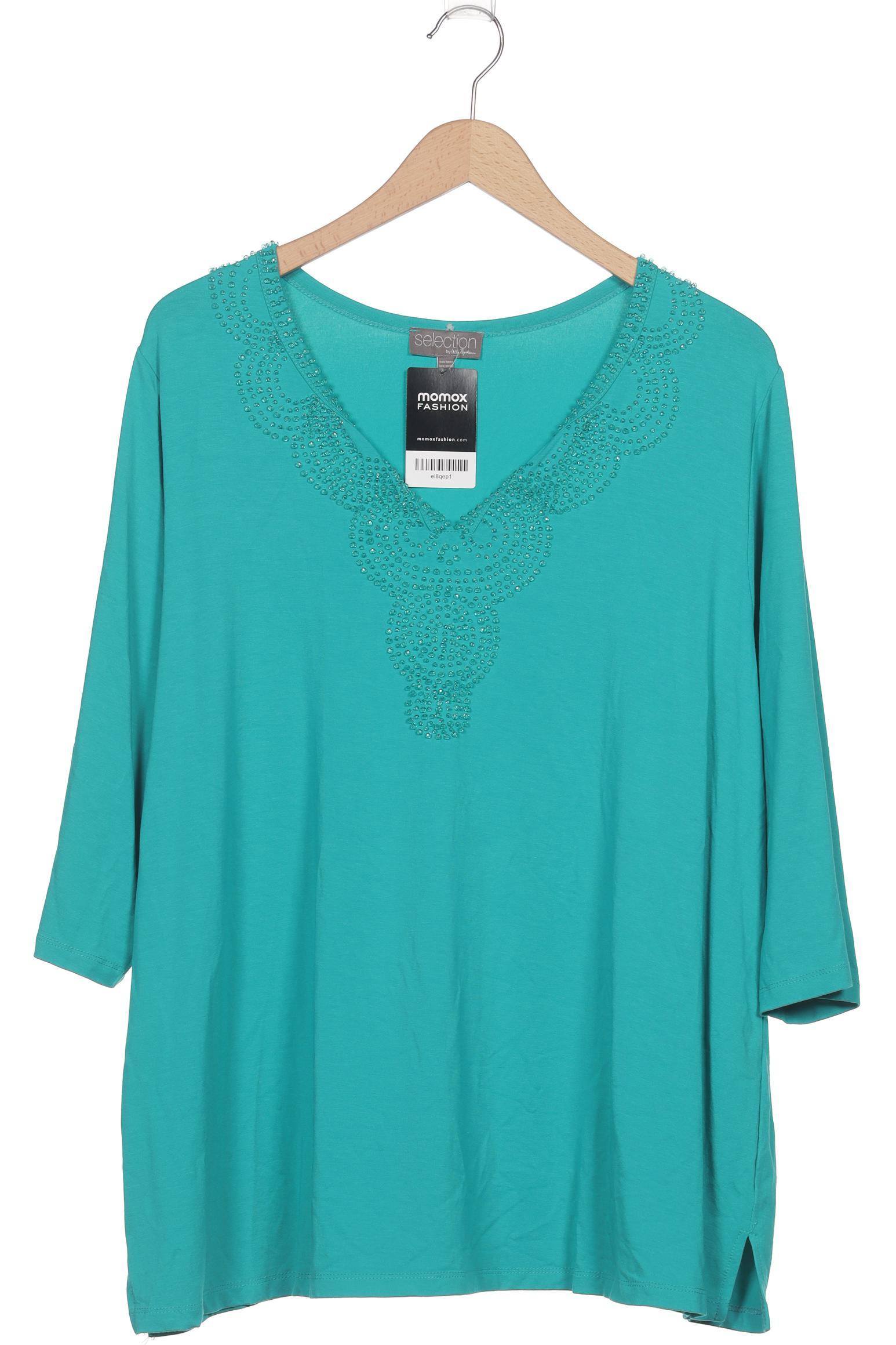 

Selection by Ulla Popken Damen T-Shirt, türkis, Gr. 50