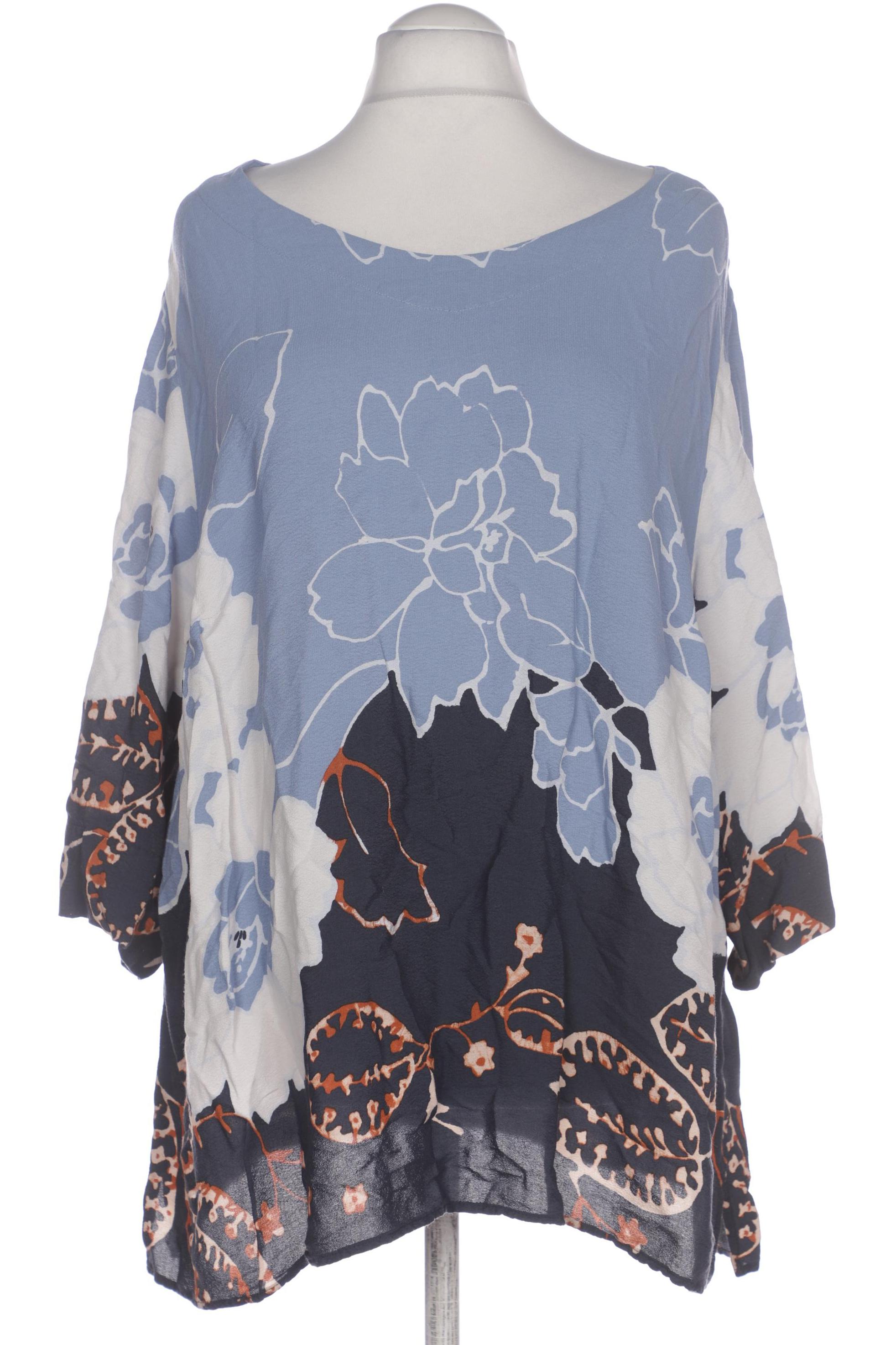 

Selection by Ulla Popken Damen Bluse, blau, Gr. 54