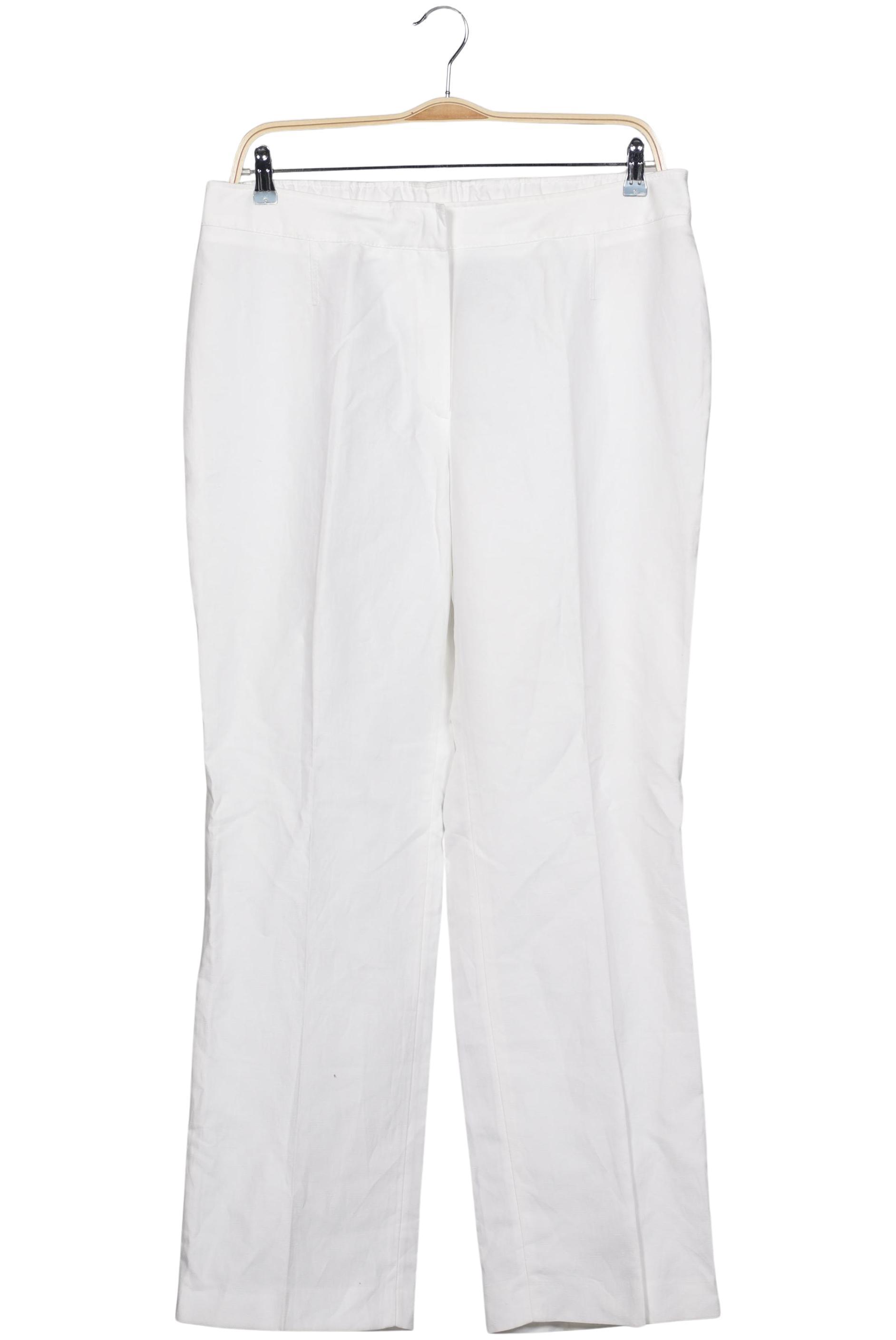 

Selection by Ulla Popken Damen Stoffhose, weiß, Gr. 46