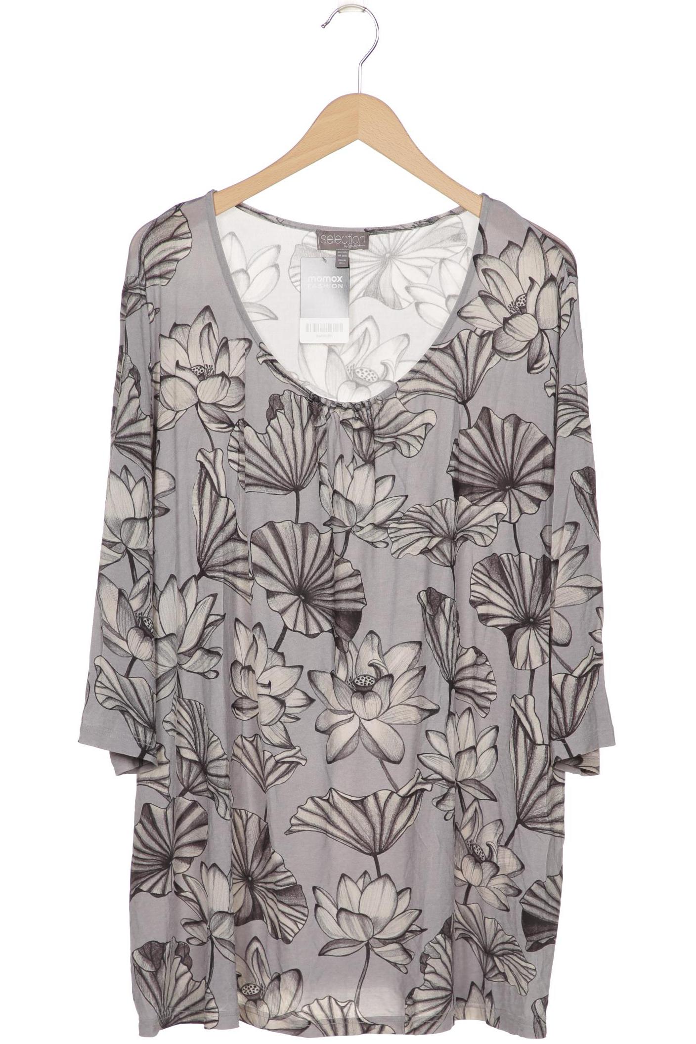 

Selection by Ulla Popken Damen Langarmshirt, grau