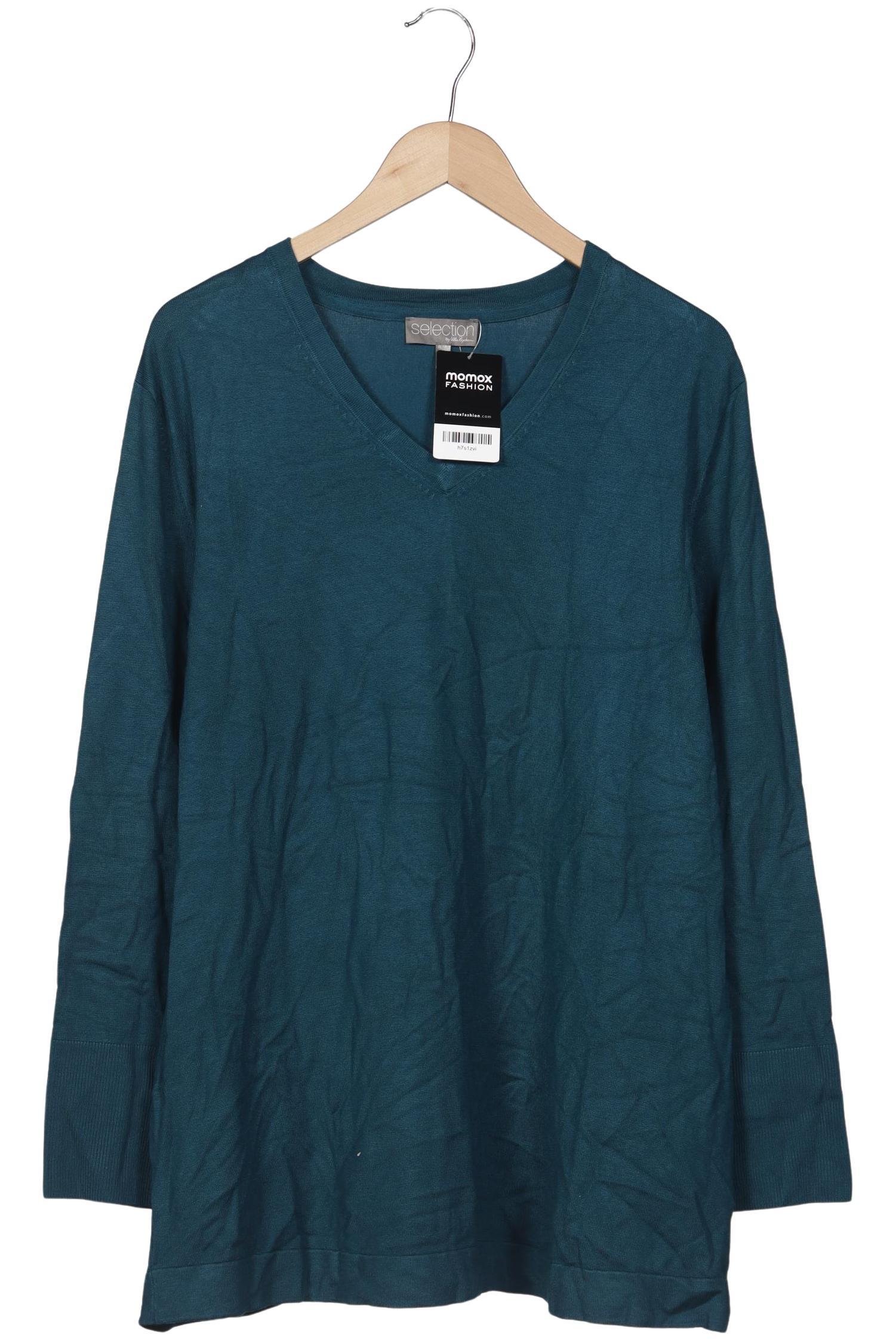 

Selection by Ulla Popken Damen Pullover, türkis, Gr. 50