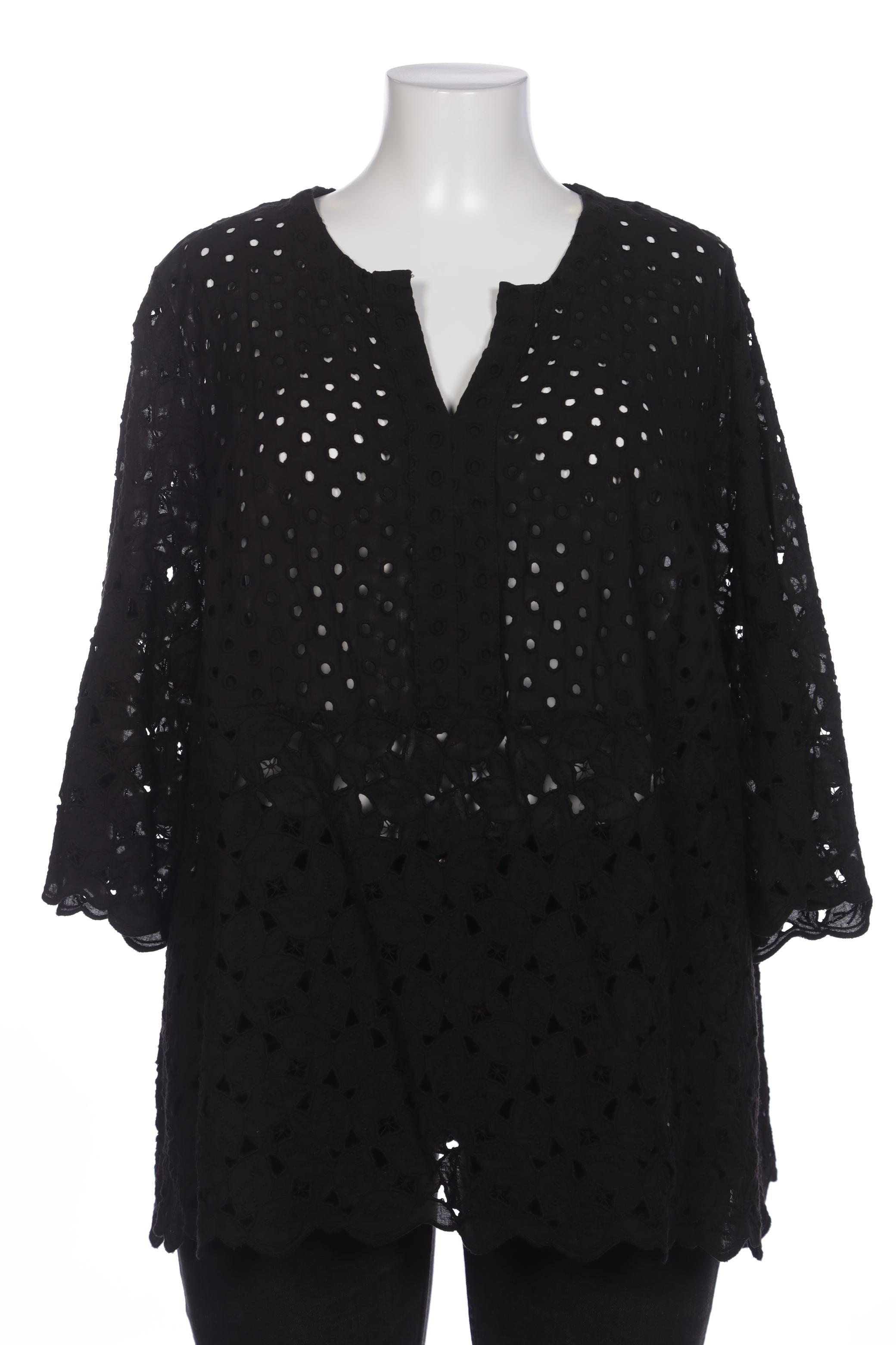 

Selection by Ulla Popken Damen Bluse, schwarz, Gr. 48