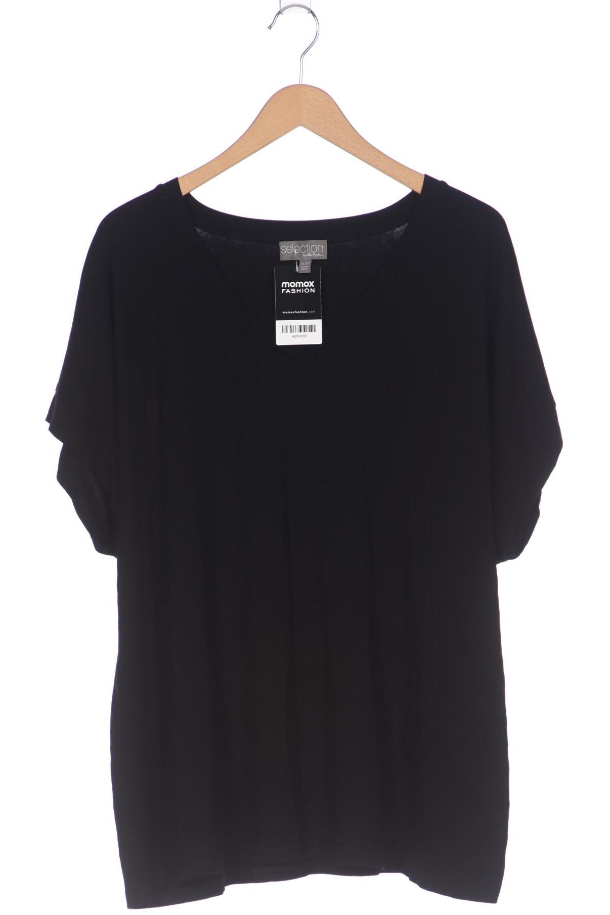 

Selection by Ulla Popken Damen T-Shirt, schwarz, Gr. 50