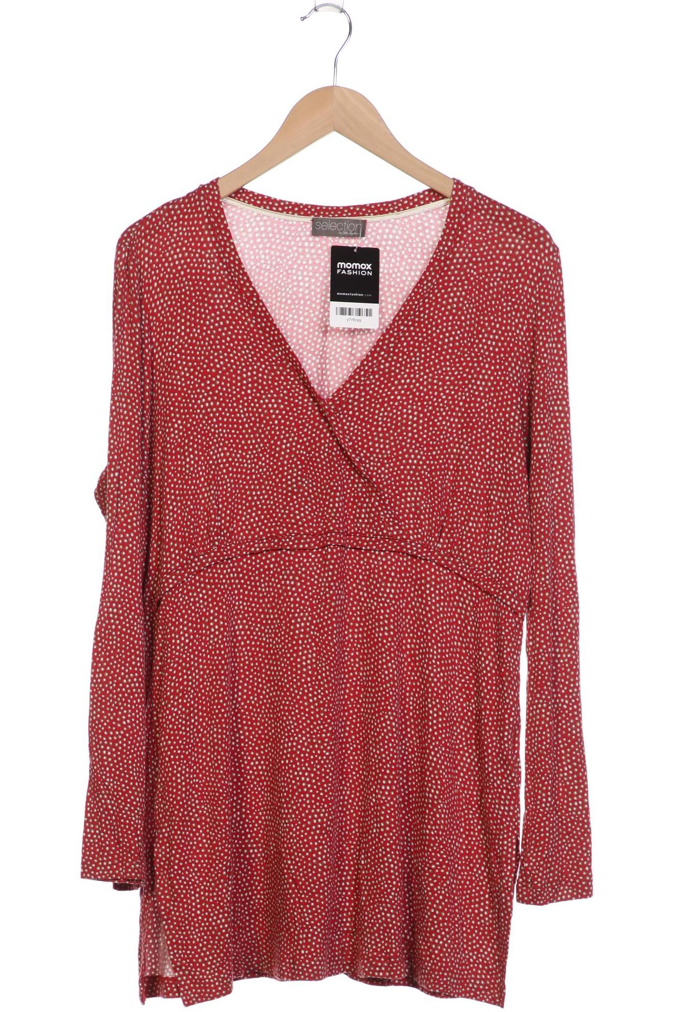 

Selection by Ulla Popken Damen Langarmshirt, rot, Gr. 42