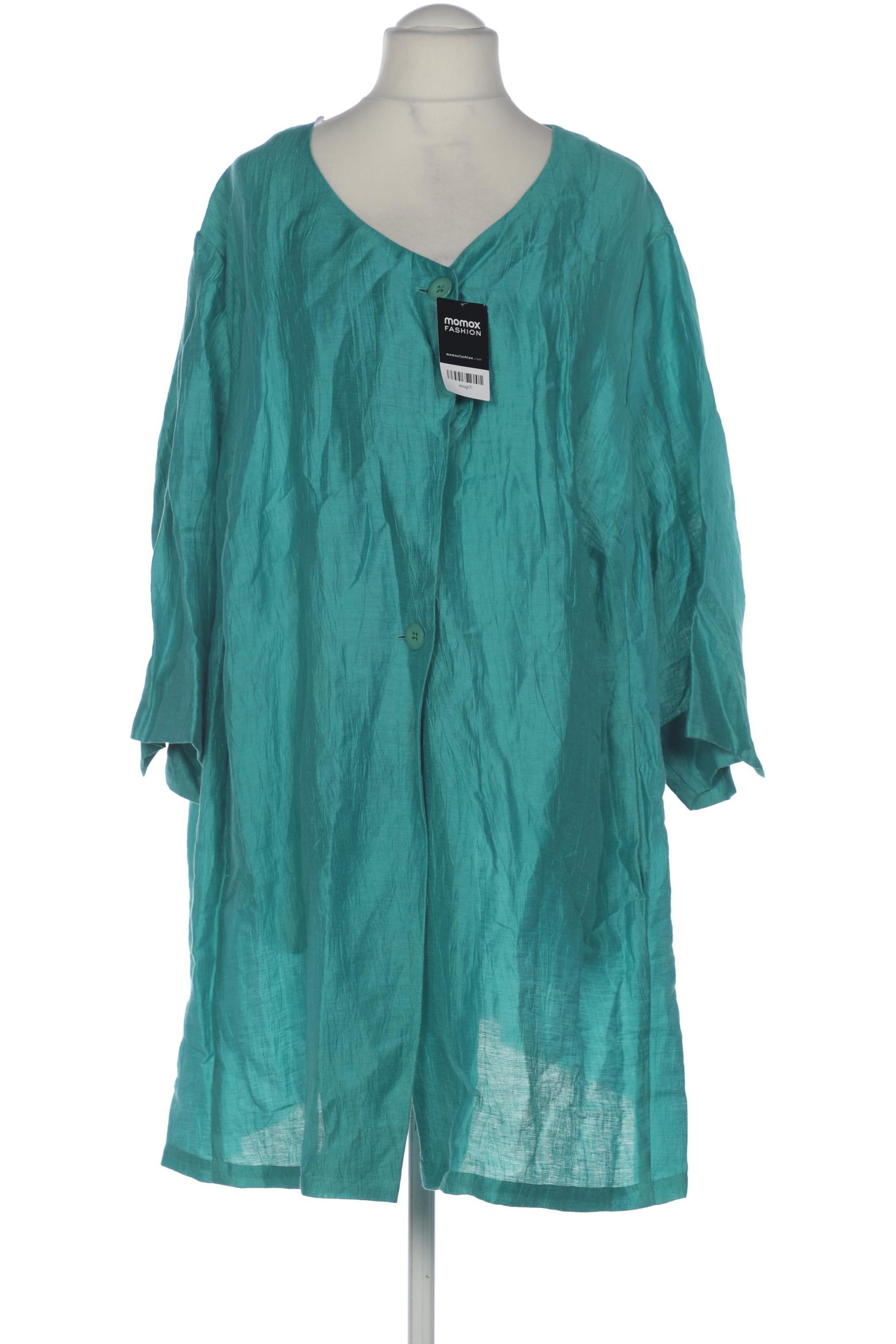 

Selection by Ulla Popken Damen Bluse, türkis, Gr. 58