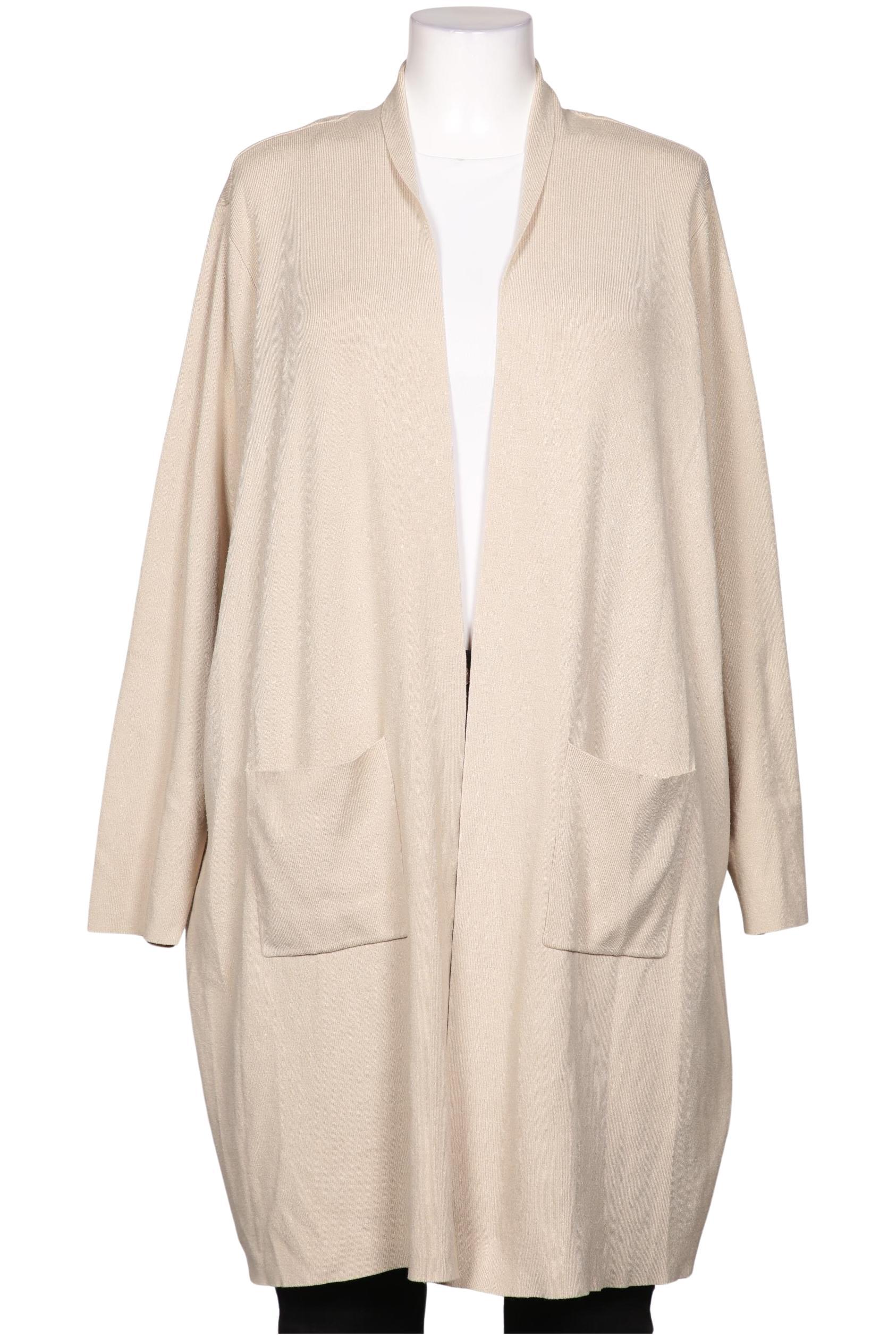 

Selection by Ulla Popken Damen Strickjacke, beige, Gr. 52